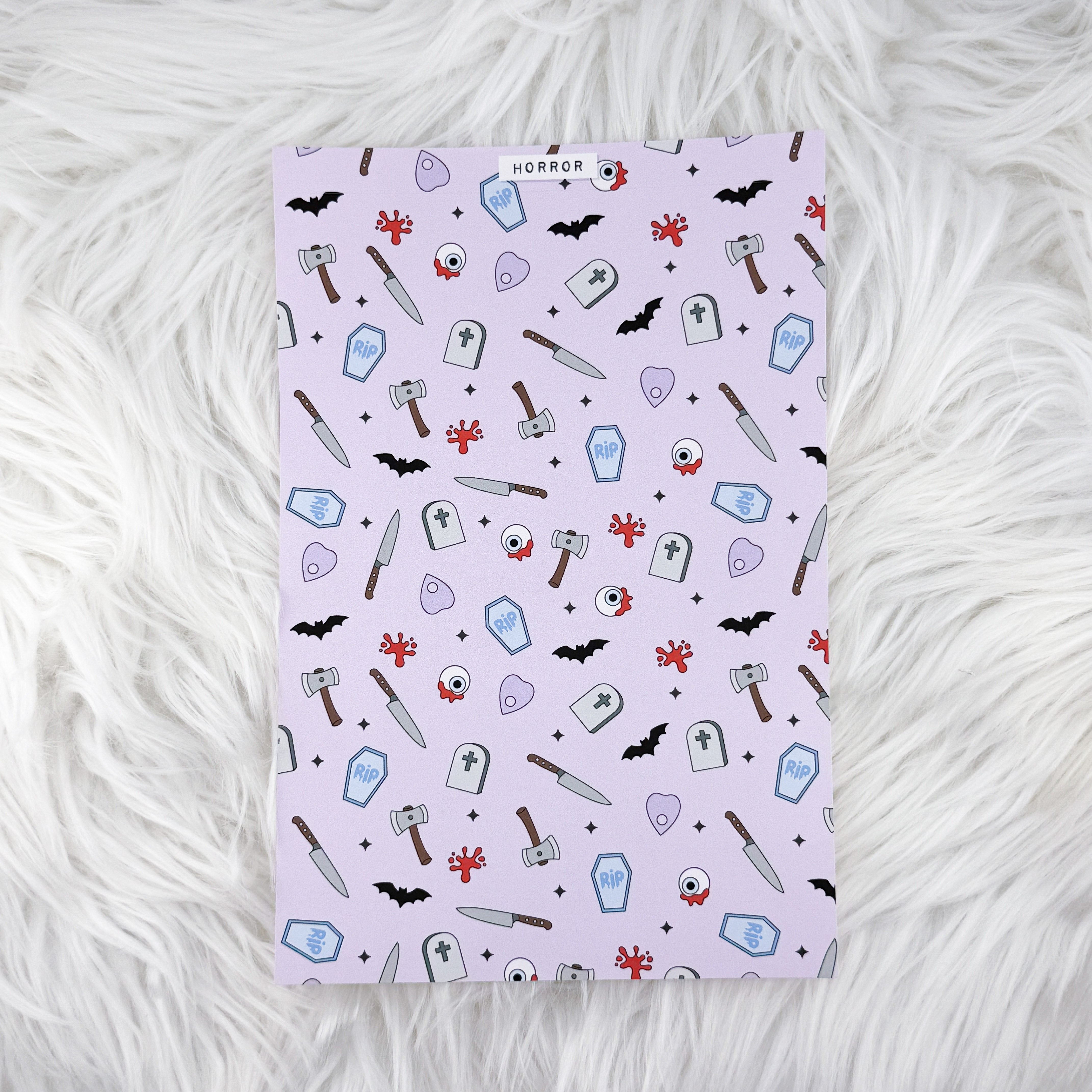 Horror – Journal Backgrounds // Matte Sticker Paper