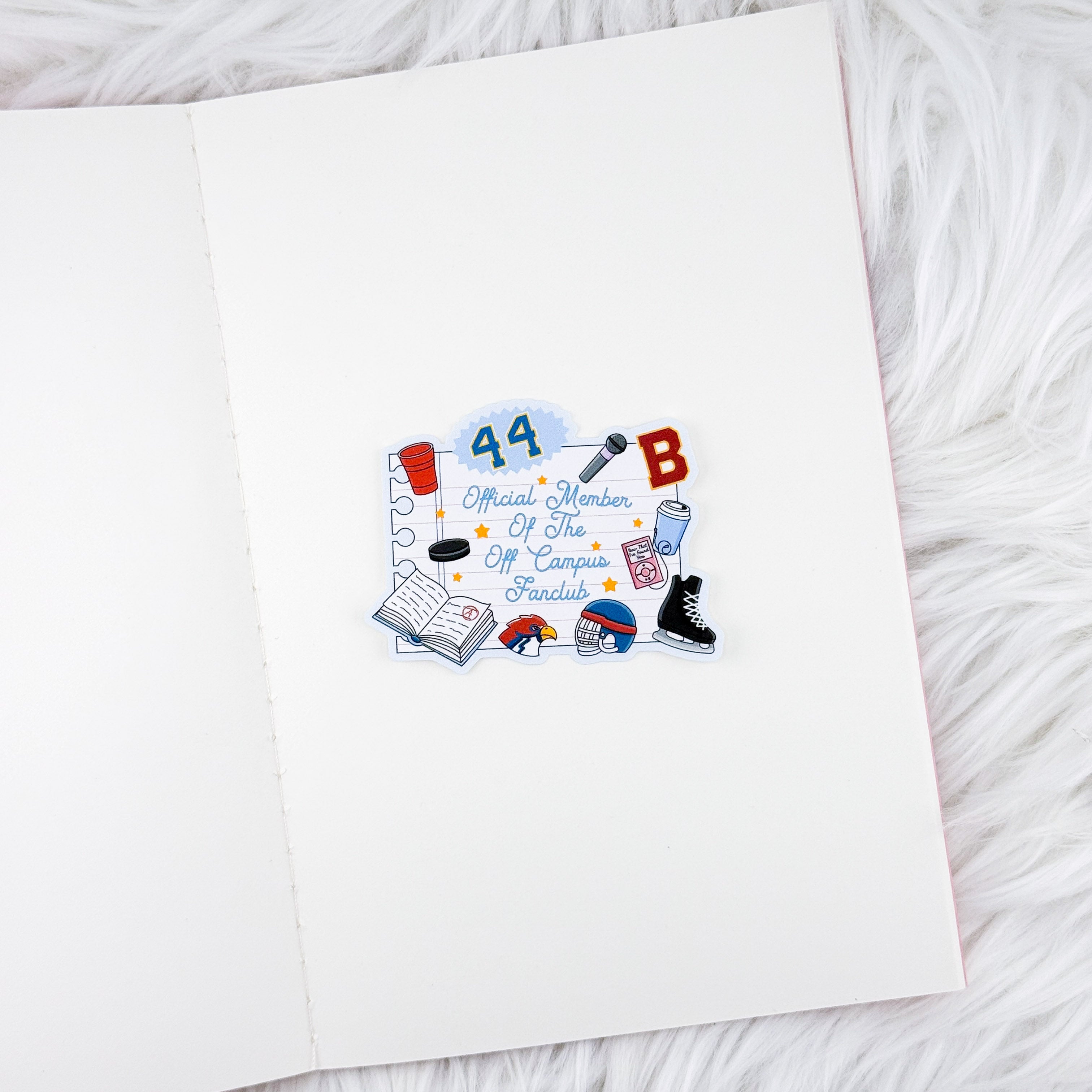 Off Campus Fanclub – Journal Deco // Matte Sticker