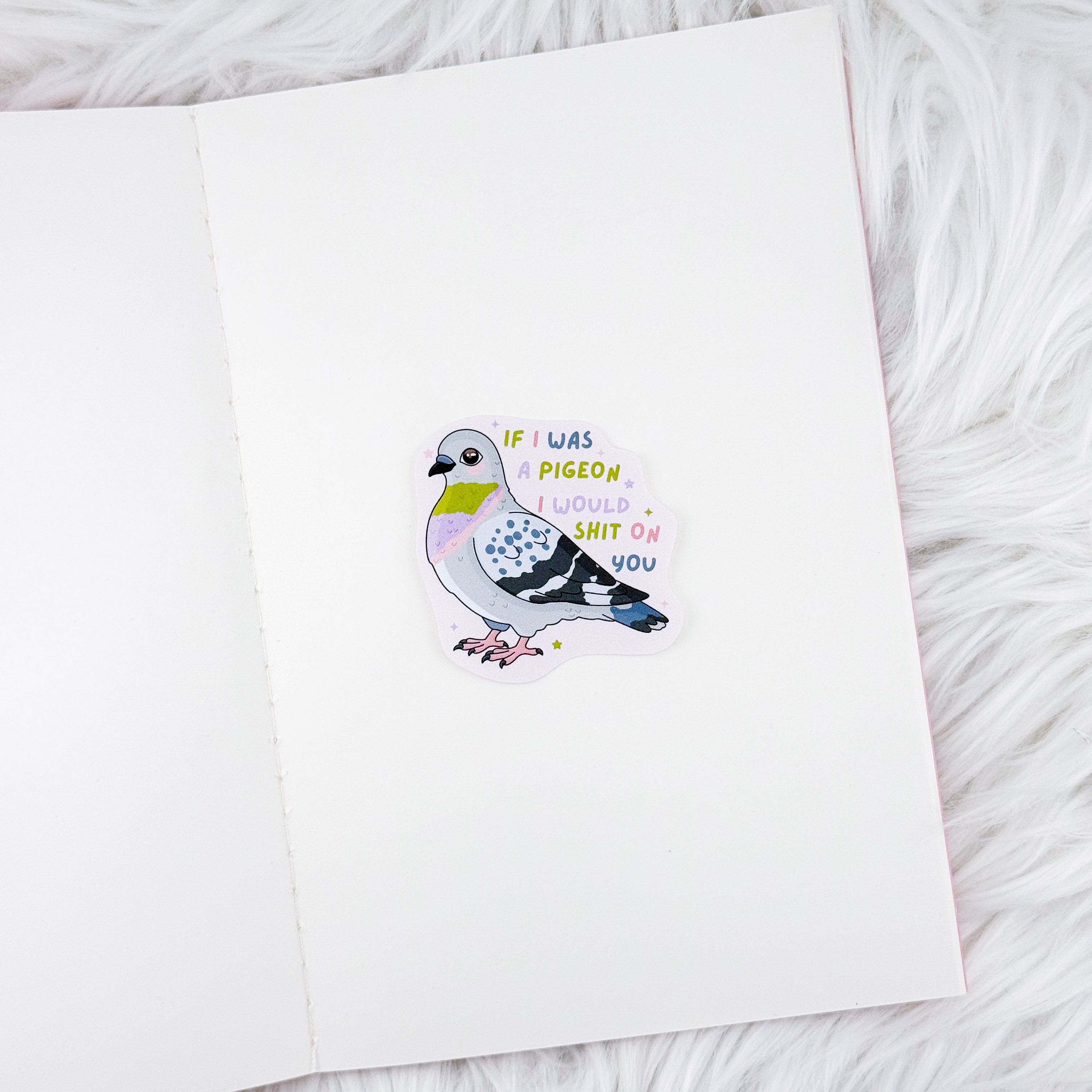 Pigeon Sh*t – Journal Deco // Matte Sticker