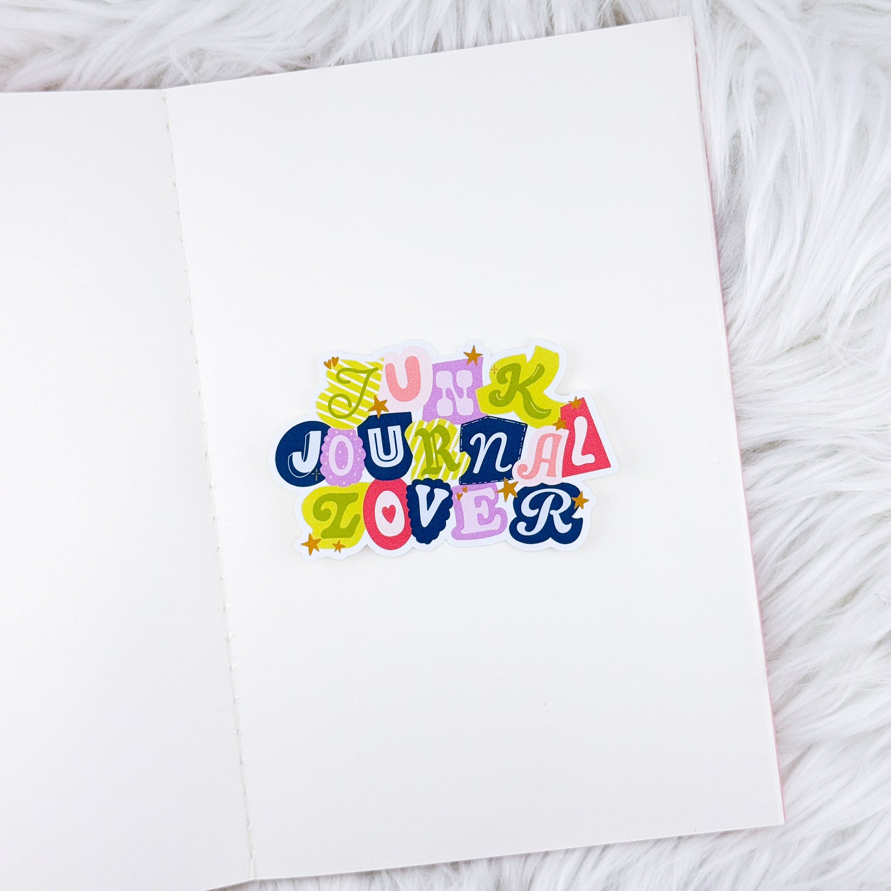 Junk Journal Lover – Journal Deco // Matte Sticker