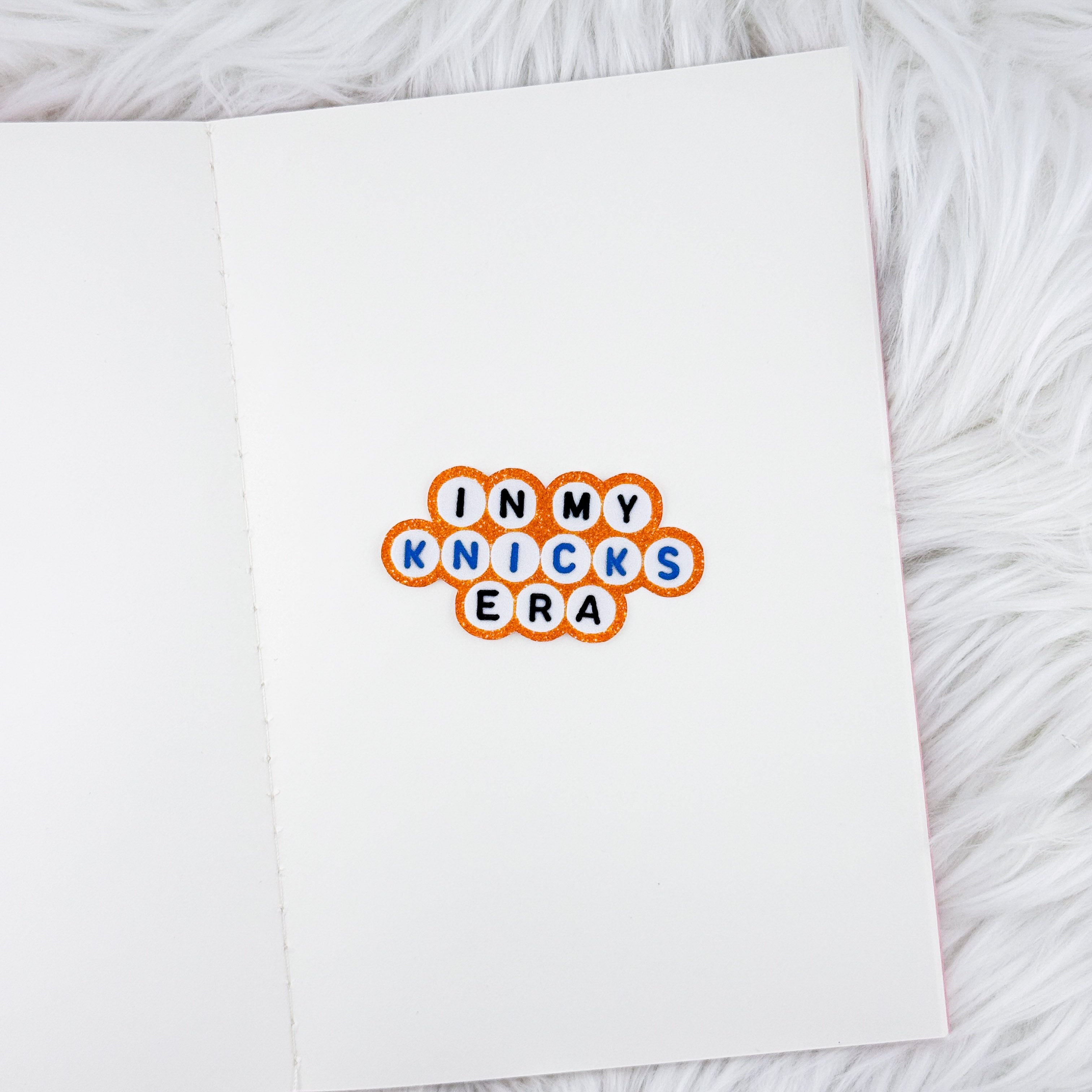 In My Knicks Era – Journal Deco // Matte Sticker