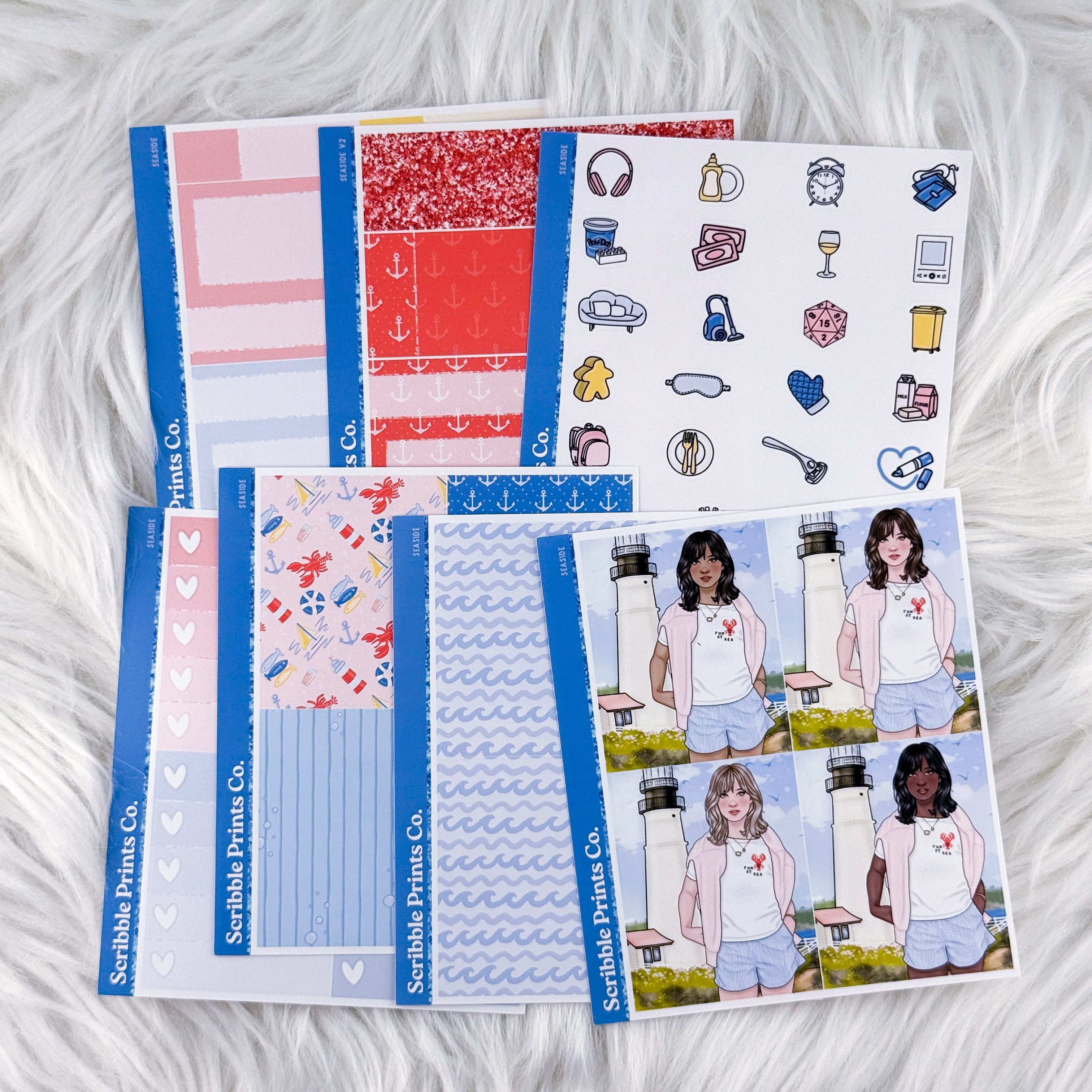 Seaside – Glossy Weekly Kit Add-Ons