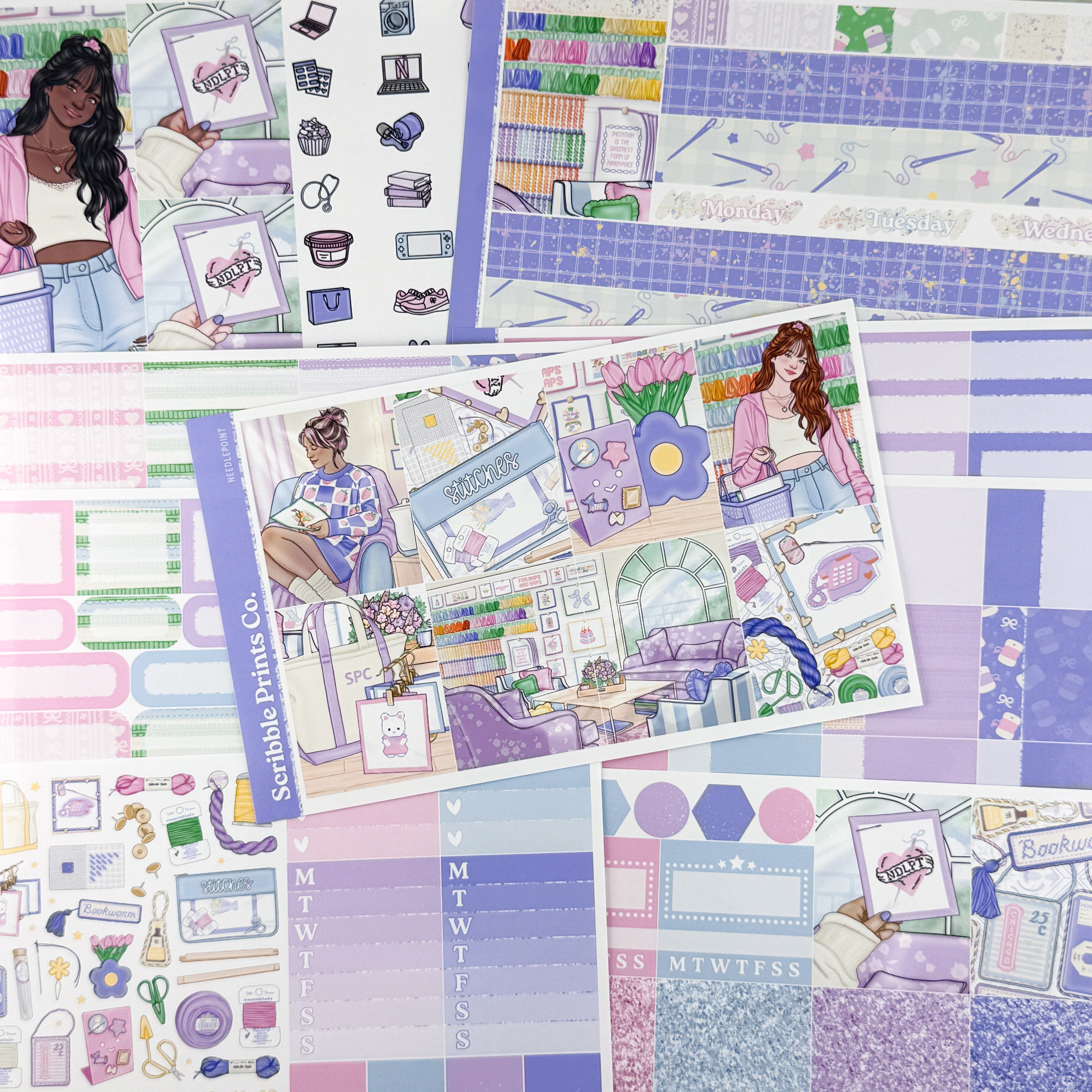 Needlepoint – Glossy Weekly Planner Kit