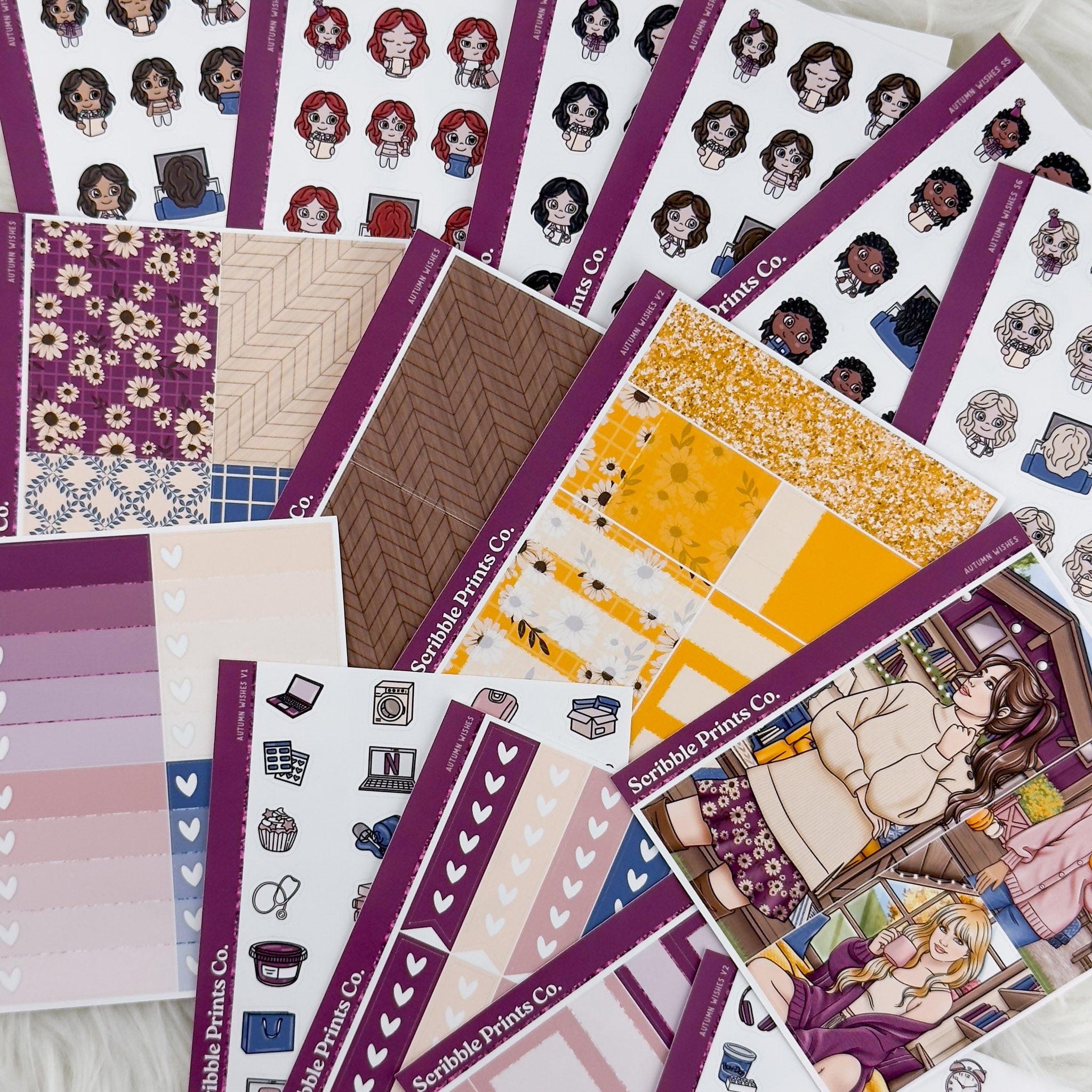 Autumn Wishes – Glossy Weekly Kit Add-Ons