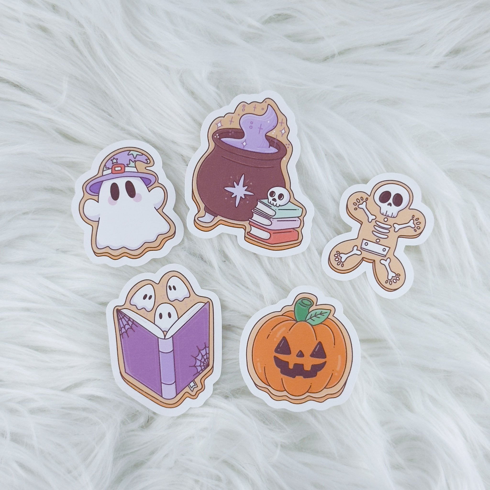 Spooky Cookie Bundle // Matte Deco Sticker Set for Journals
