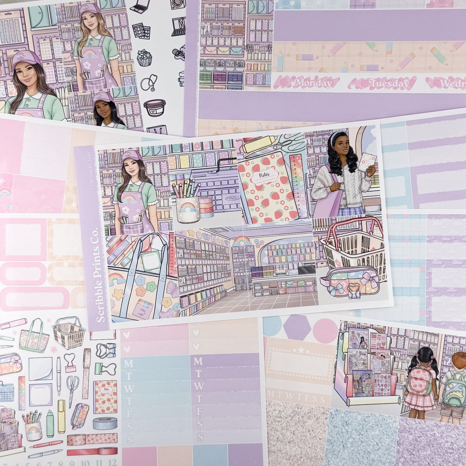Weekly Planner Stickers - SPC Sticker Club