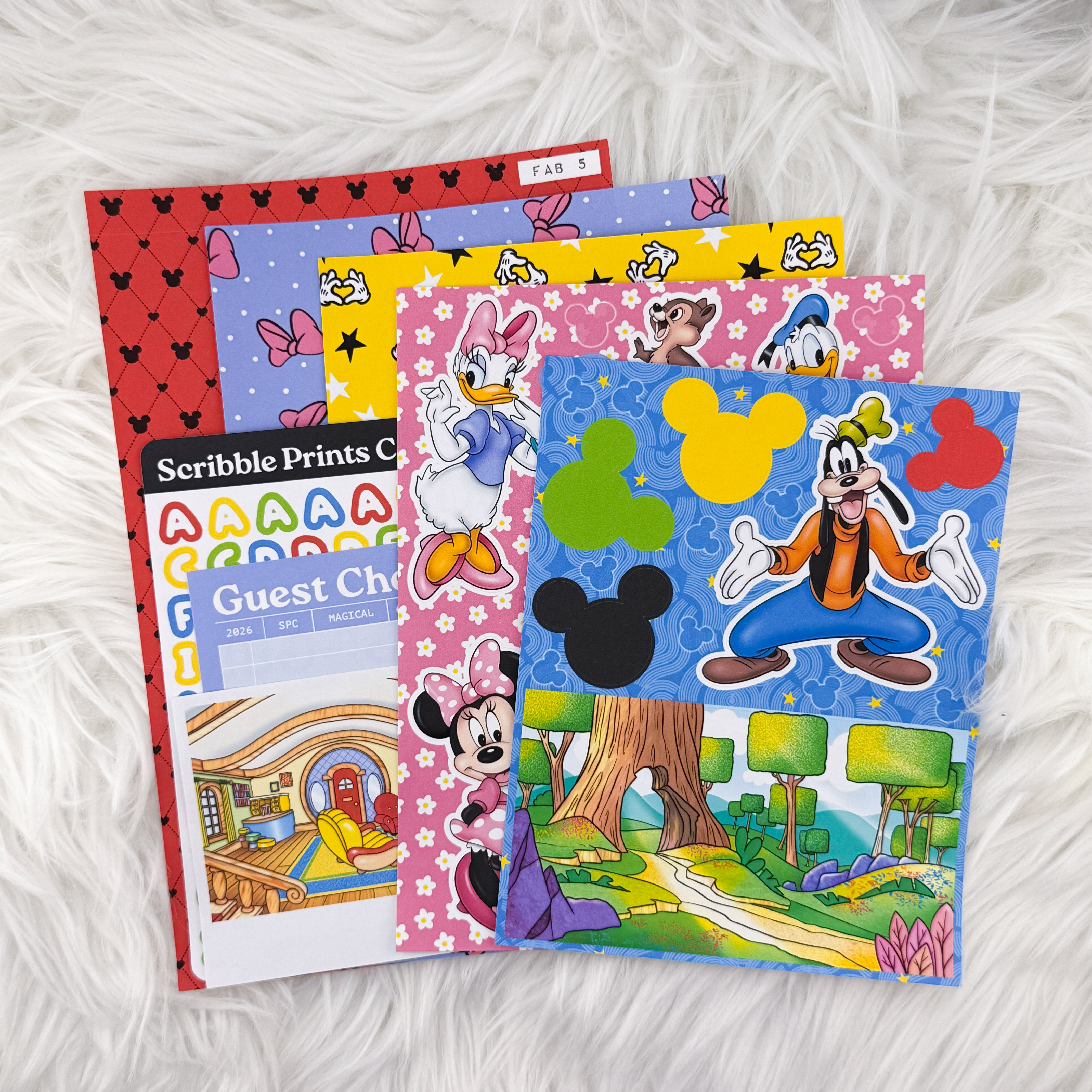 Fab 5 – Creative Journaling Kit // Matte Junk Journal Stickers