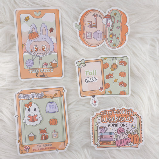 Cozy Fall Bundle // Matte Deco Sticker Set for Journals