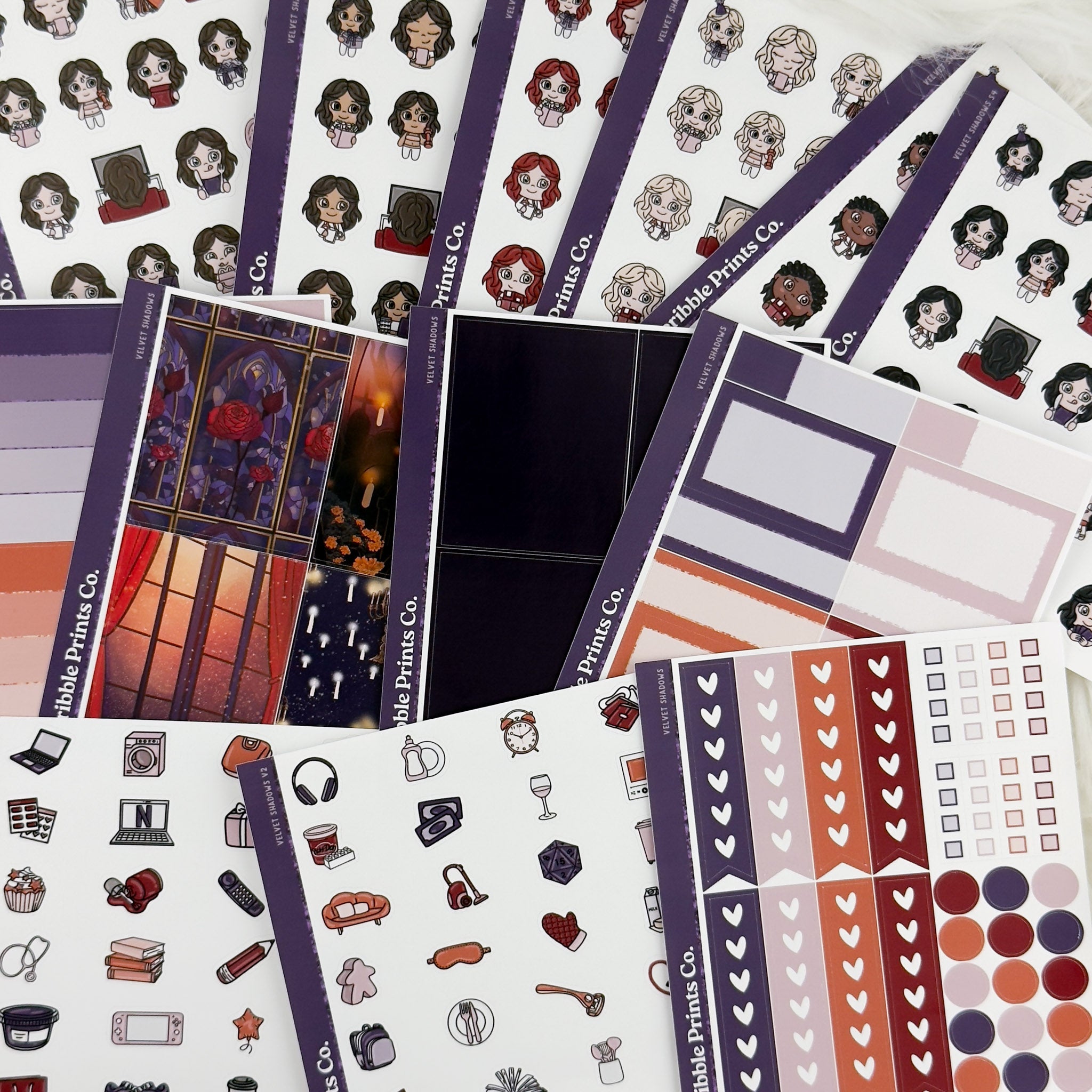 Velvet Shadows – Glossy Weekly Kit Add-Ons