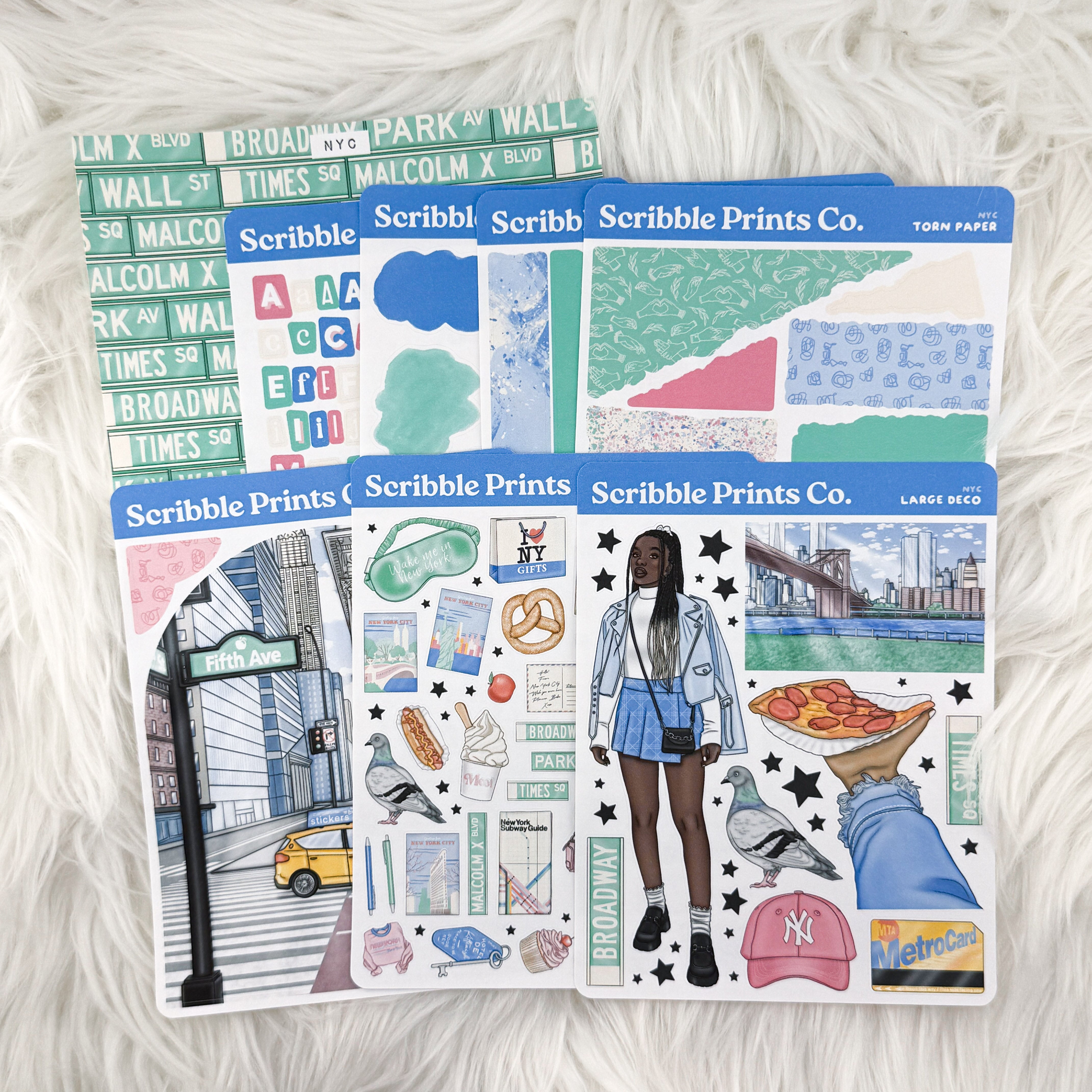 NYC – Journal Essentials Collection // Matte Stickers
