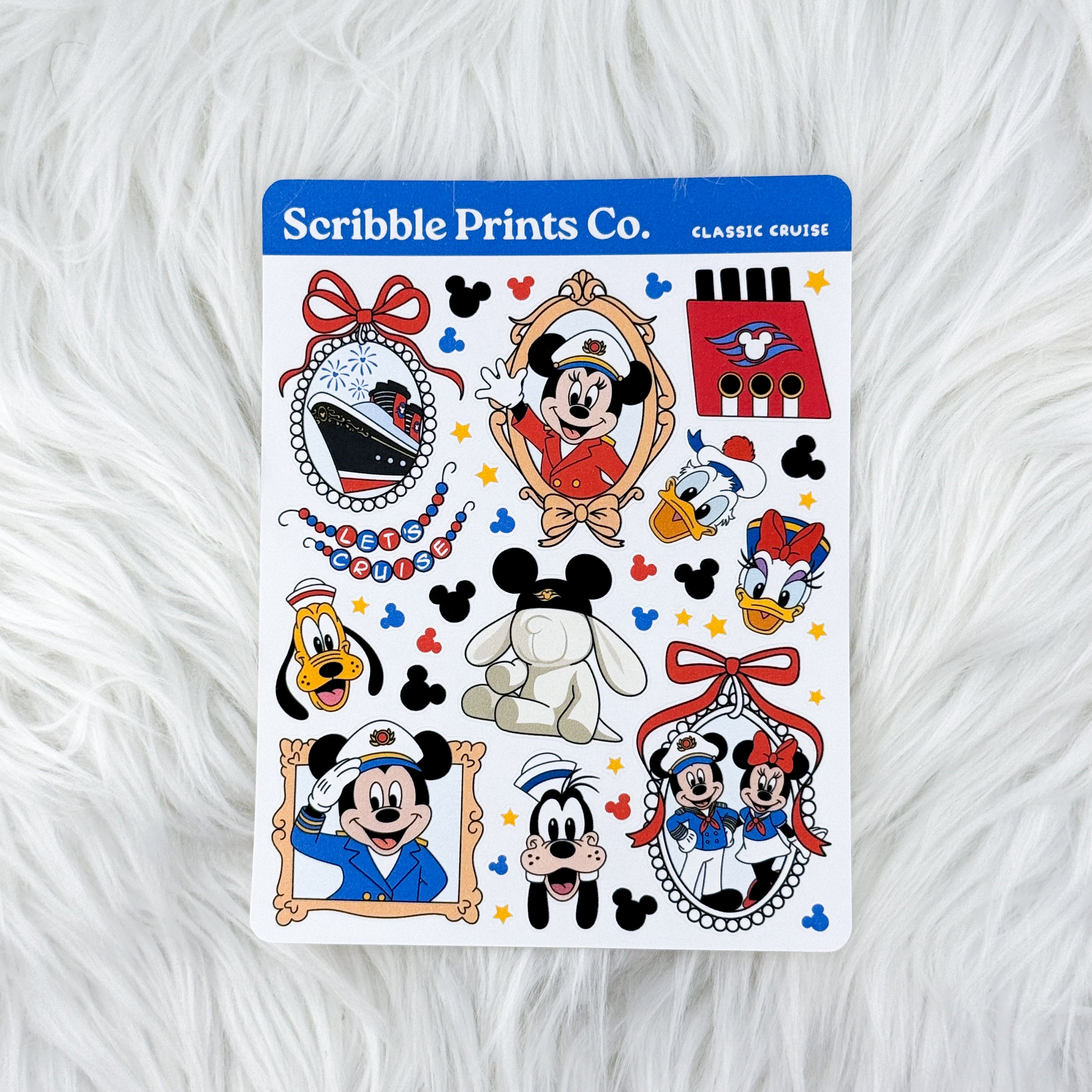 Classic Cruise Deco Sticker Sheet