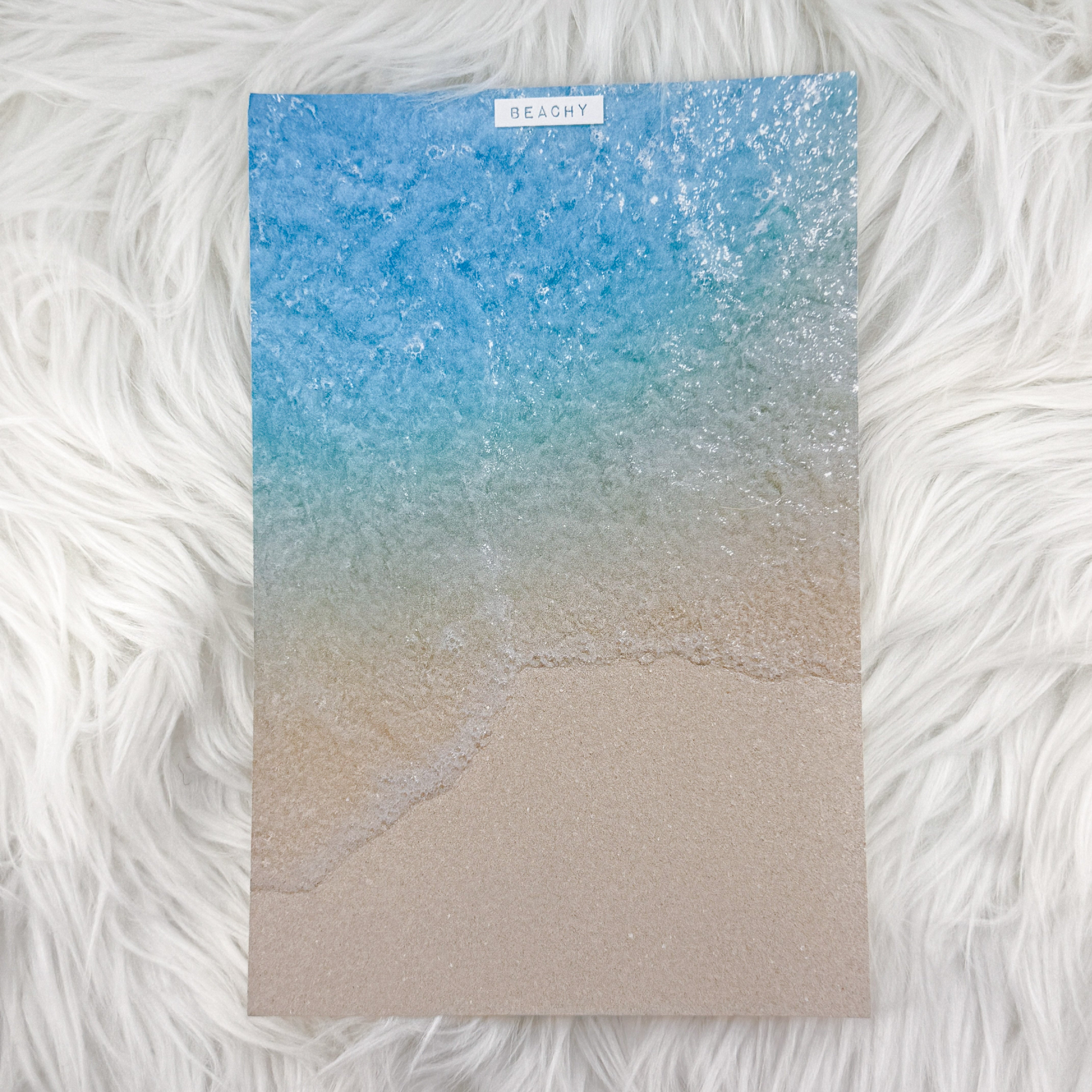 Beachy Journal Background | A5 Matte Sticker Sheet