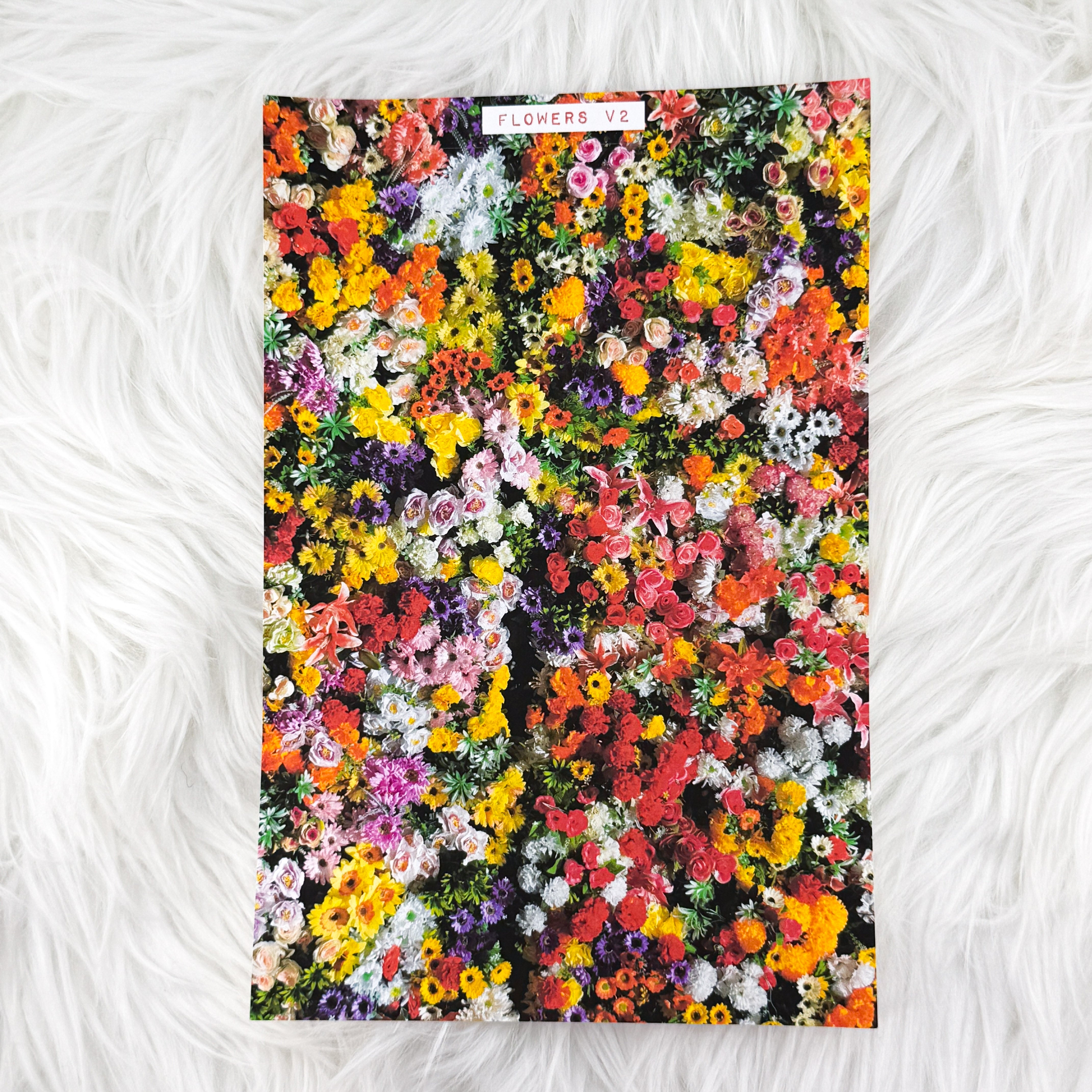 Flowers V2 Journal Background | A5 Matte Sticker Sheet