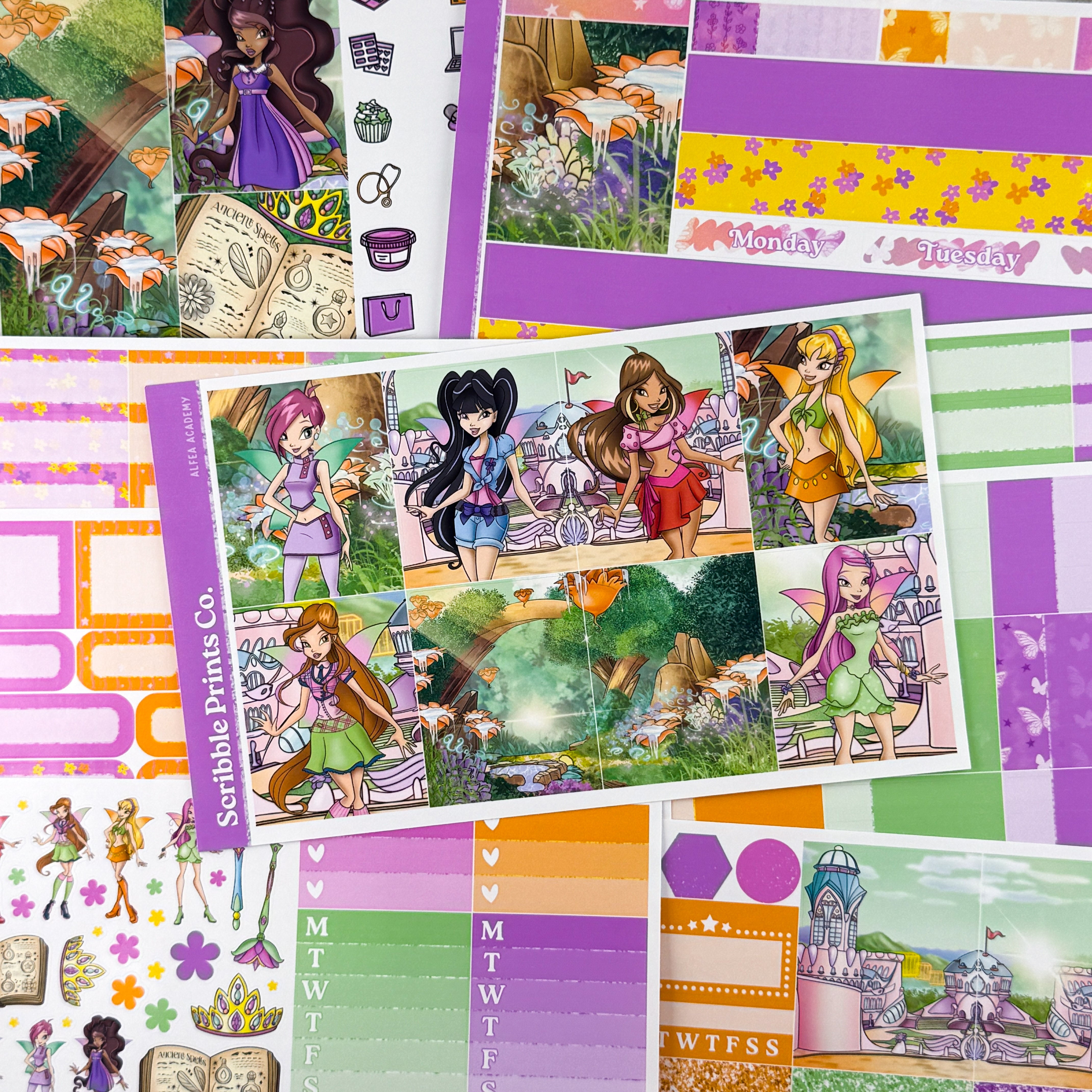 Fairy Academy – Glossy Weekly Planner Kit