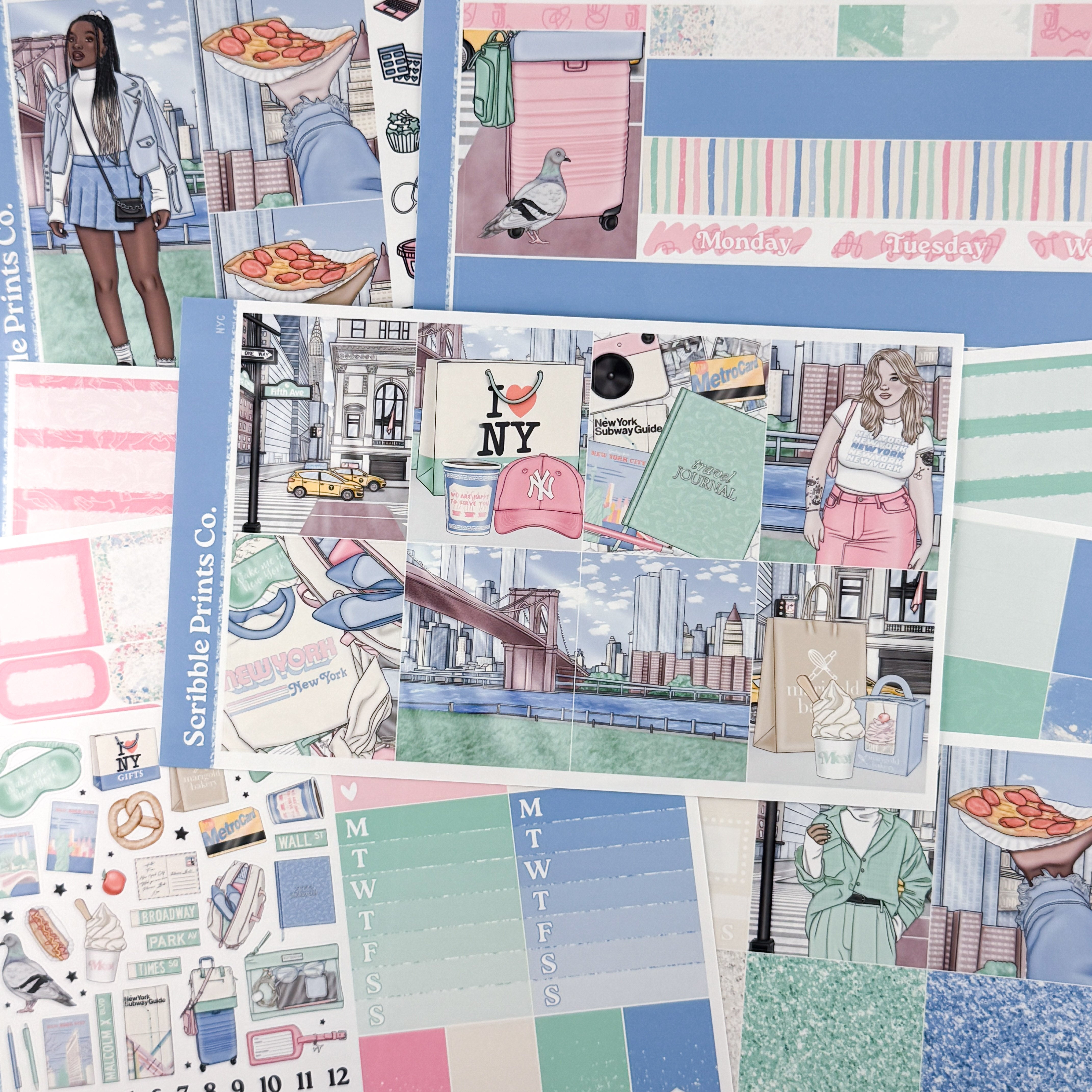 NYC – Glossy Weekly Planner Kit
