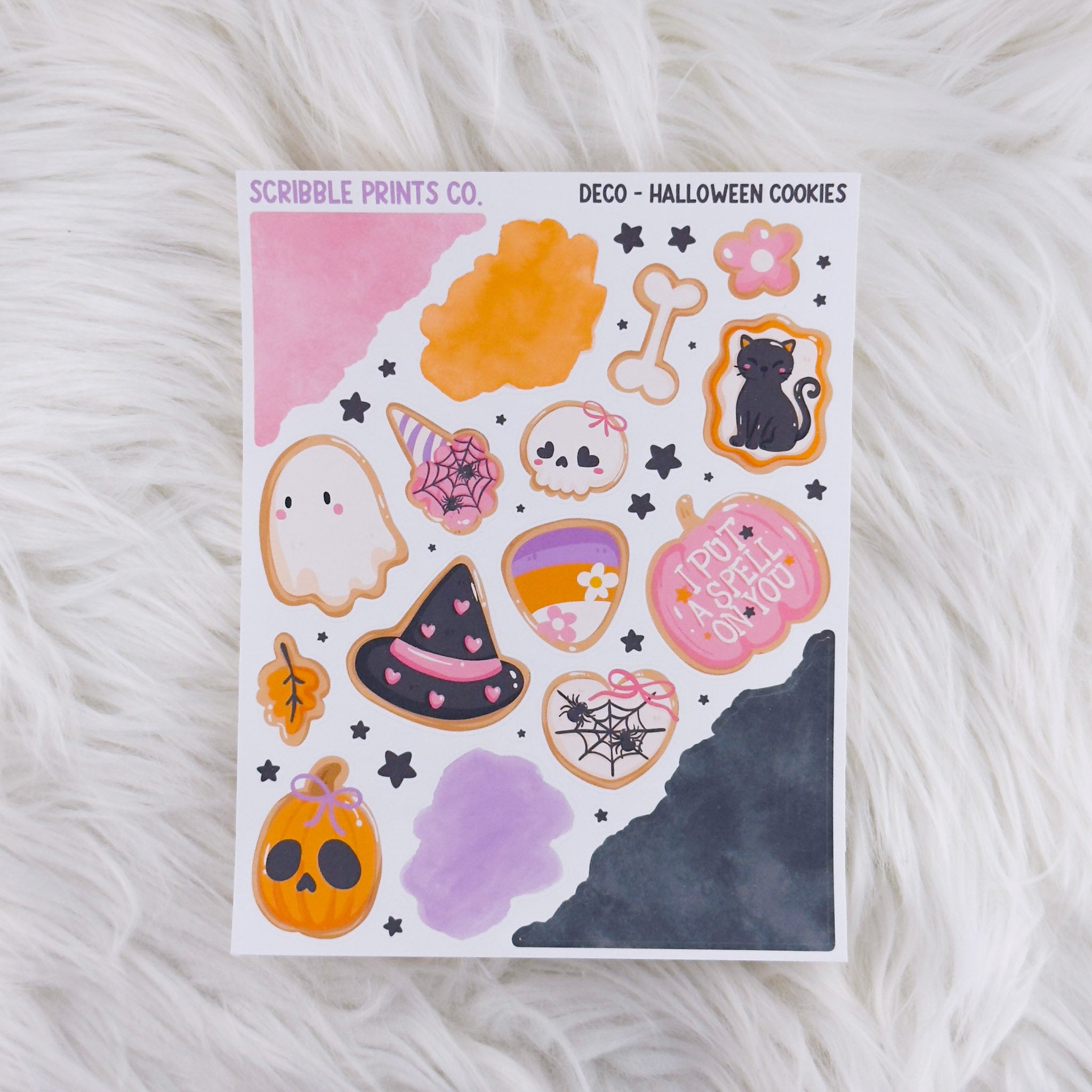 Halloween Cookies – Deco // Matte Journal Stickers
