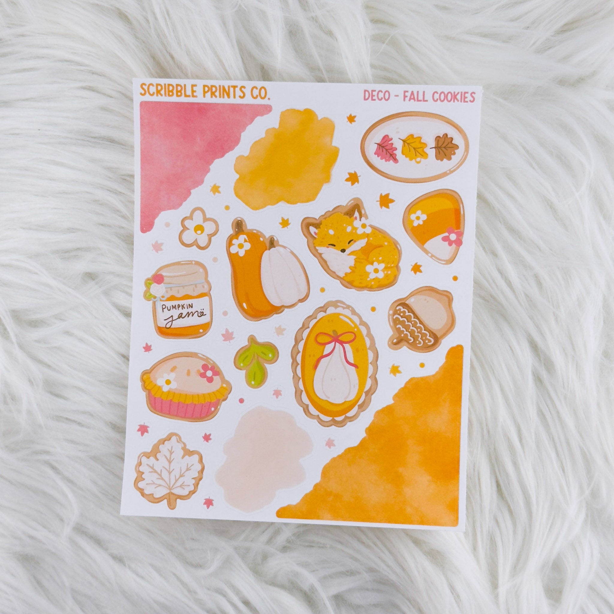 Fall Cookies – Deco // Matte Journal Stickers