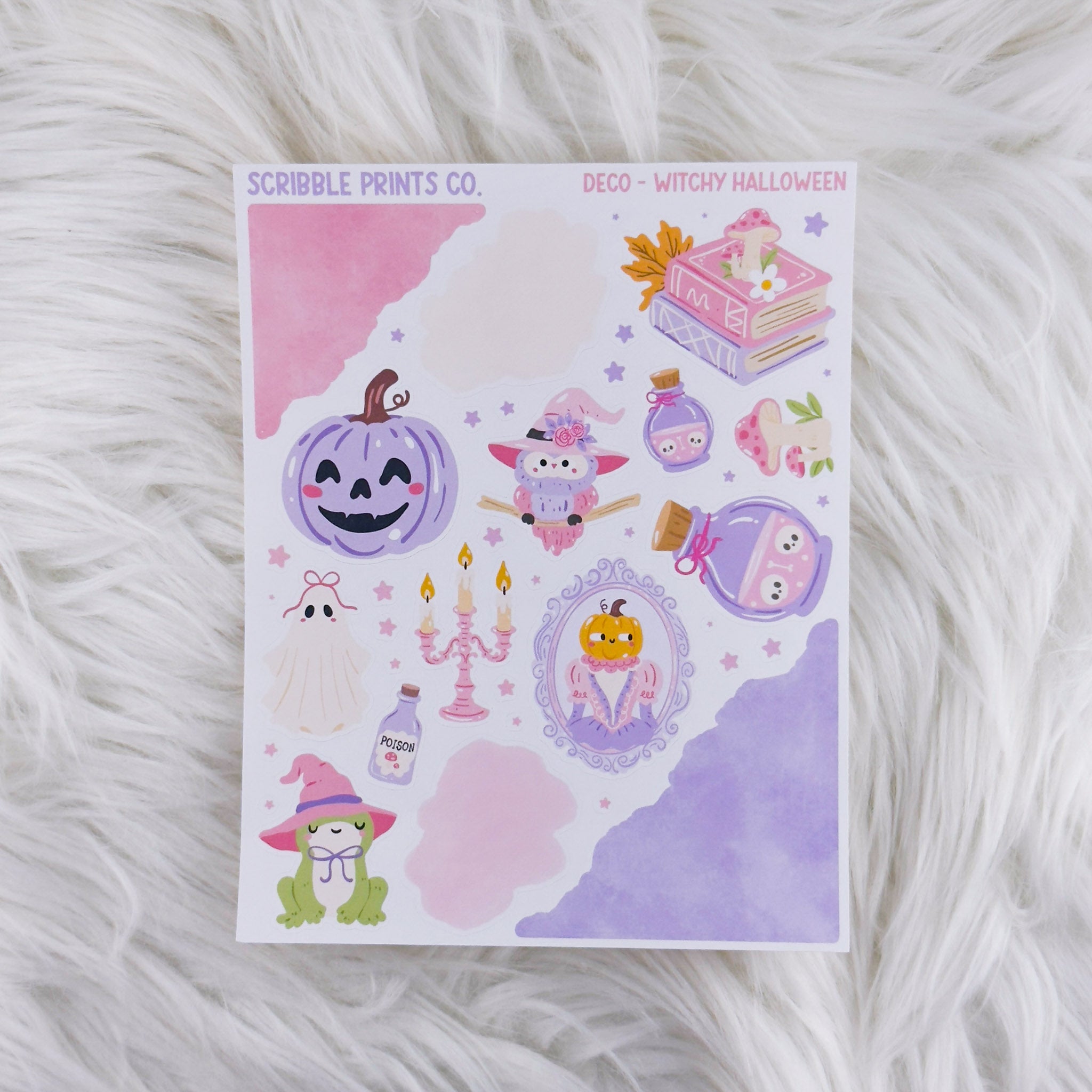 Witchy Halloween – Deco // Matte Journal Stickers