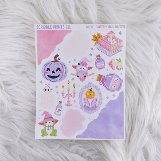 Witchy Halloween – Deco // Matte Journal Stickers