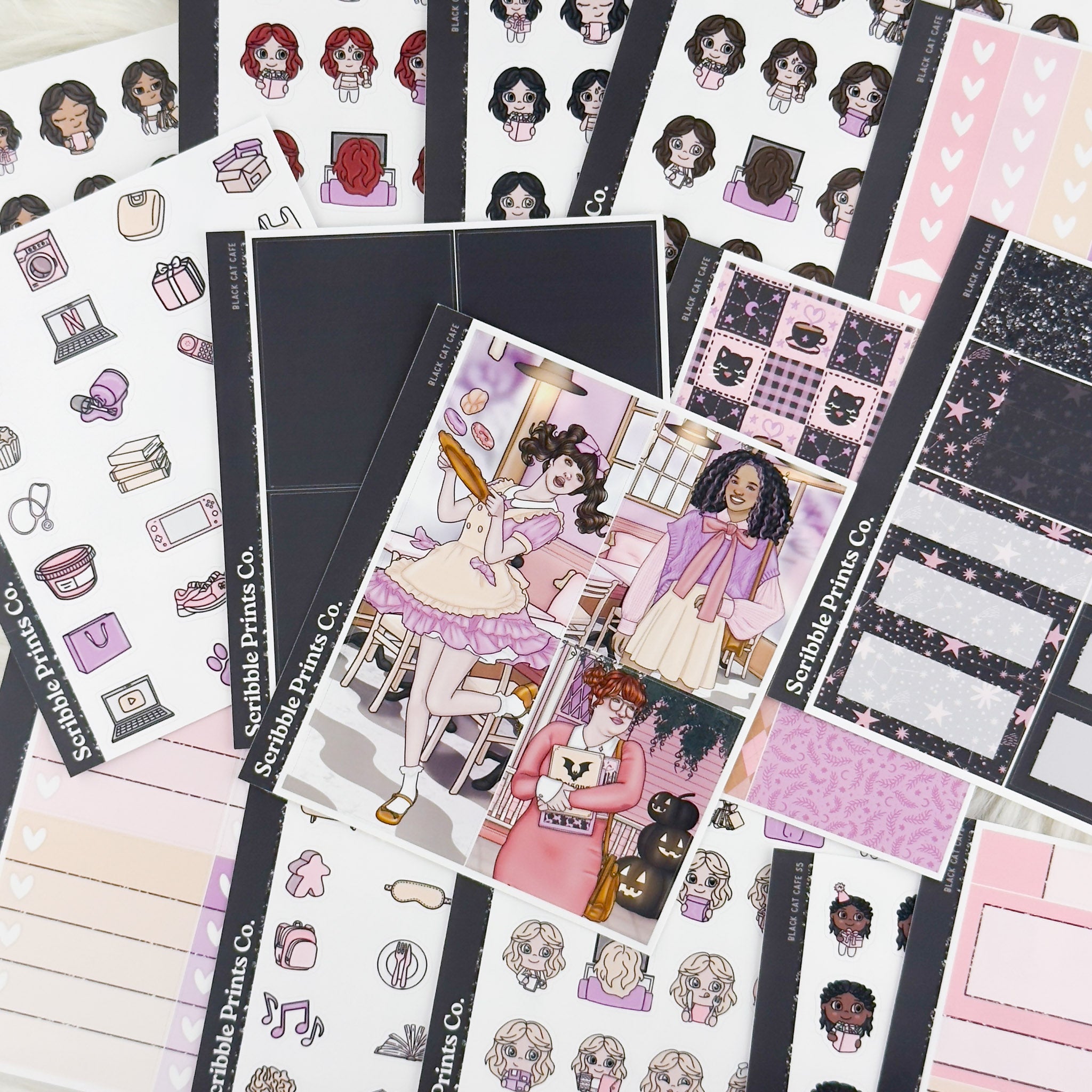 Black Cat Cafe – Glossy Weekly Kit Add-Ons