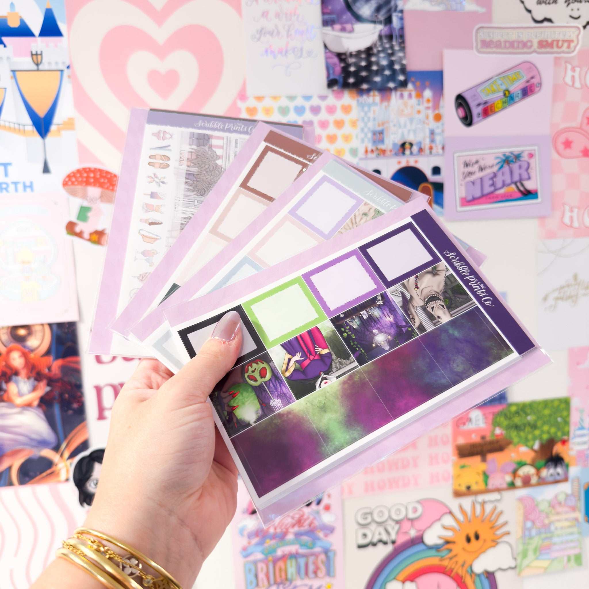 10 Pc. Monthly (AE - A5W) Sticker Grab Bag