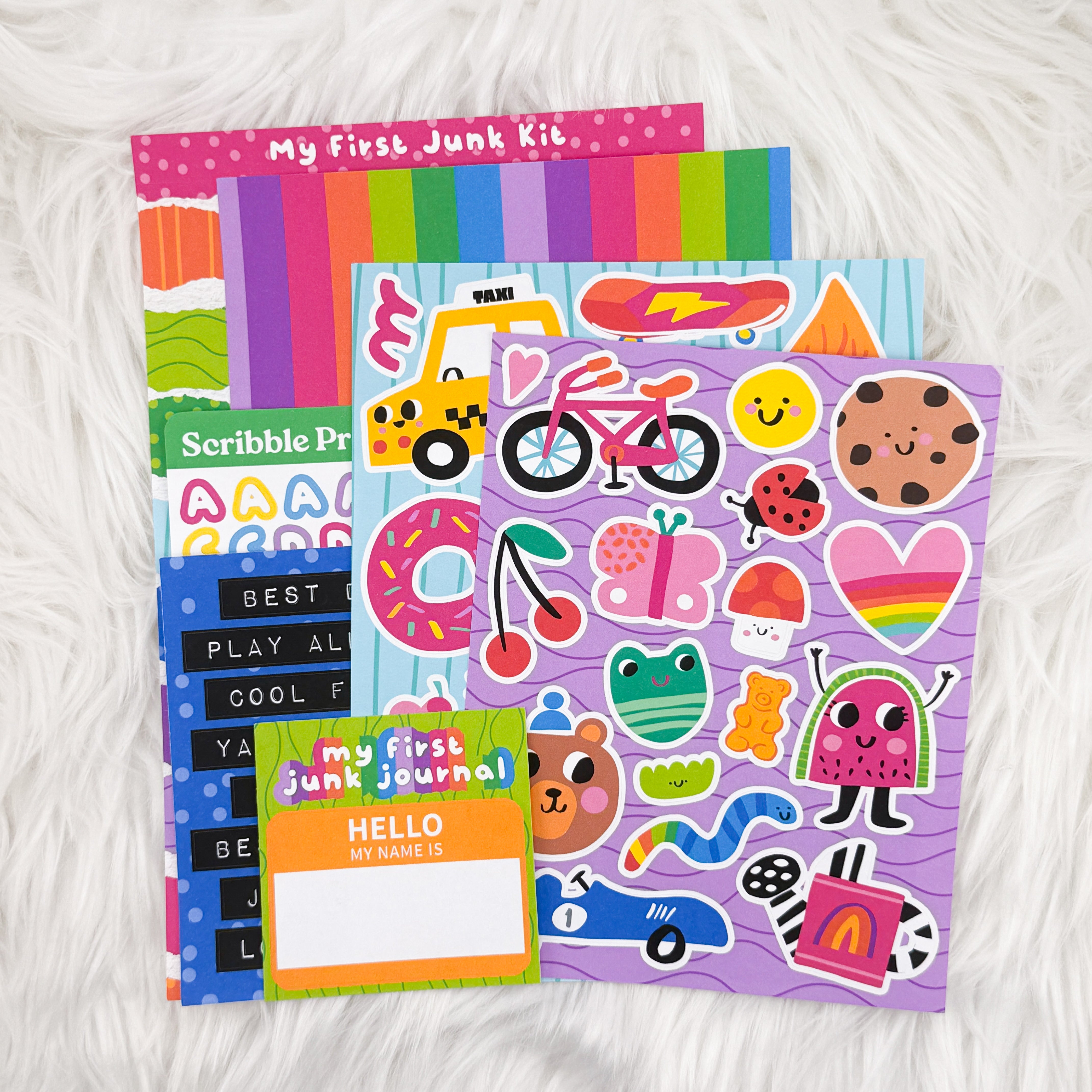My First Junk Journal Sticker Kit