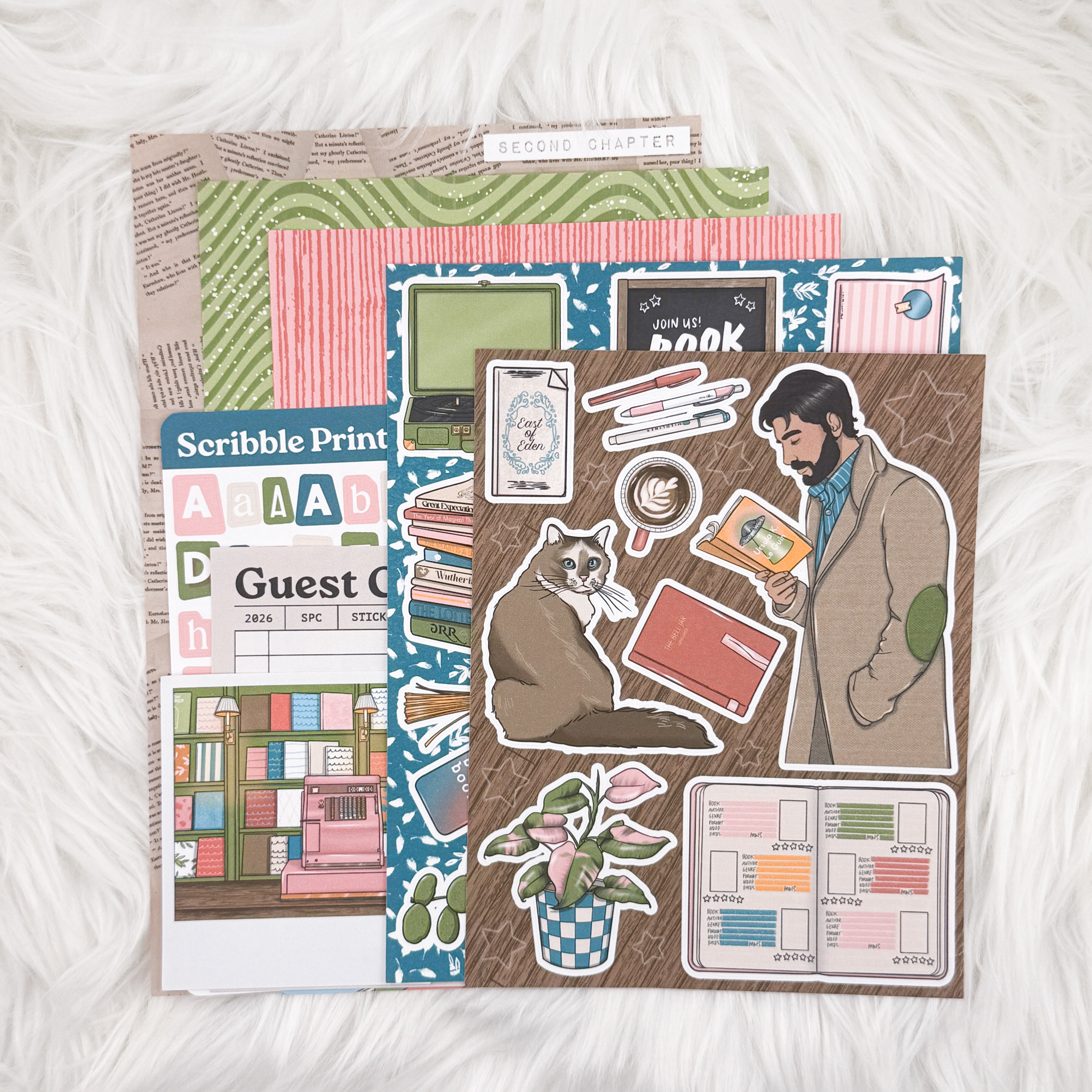 Second Chapter Junk Journal Sticker Kit
