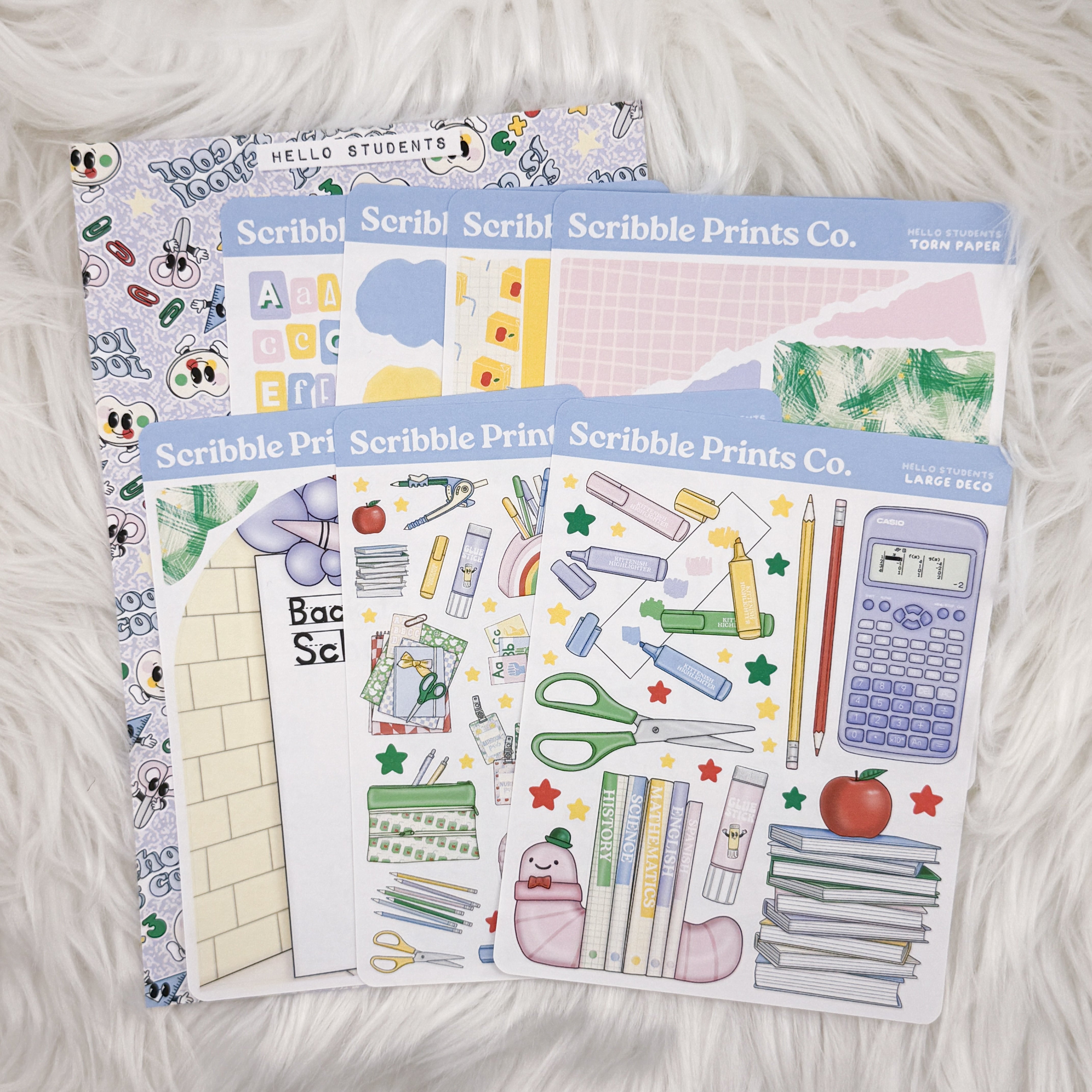 Hello Students Journaling Sticker Collection