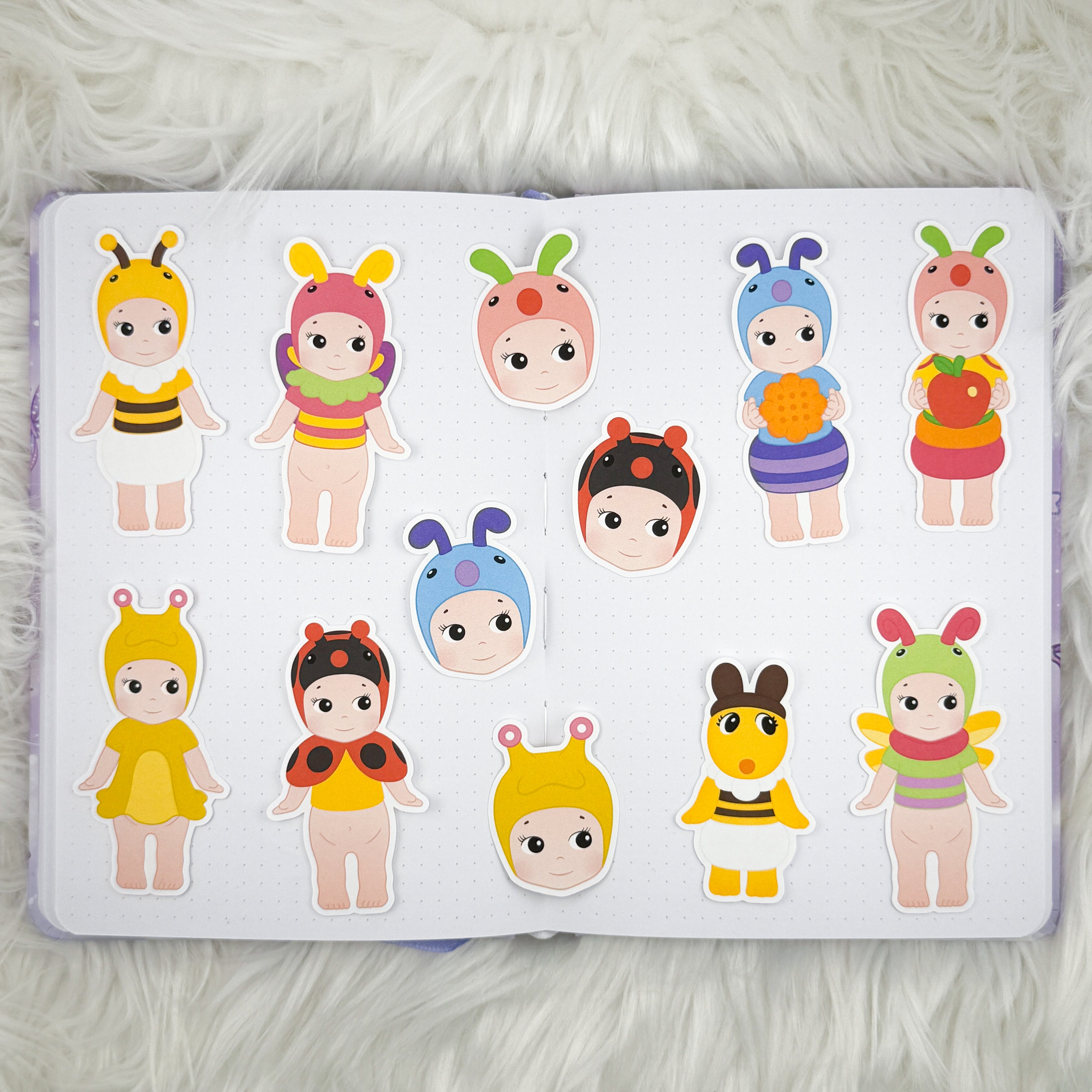 Bug Angels Matte Journaling Sticker Bundle