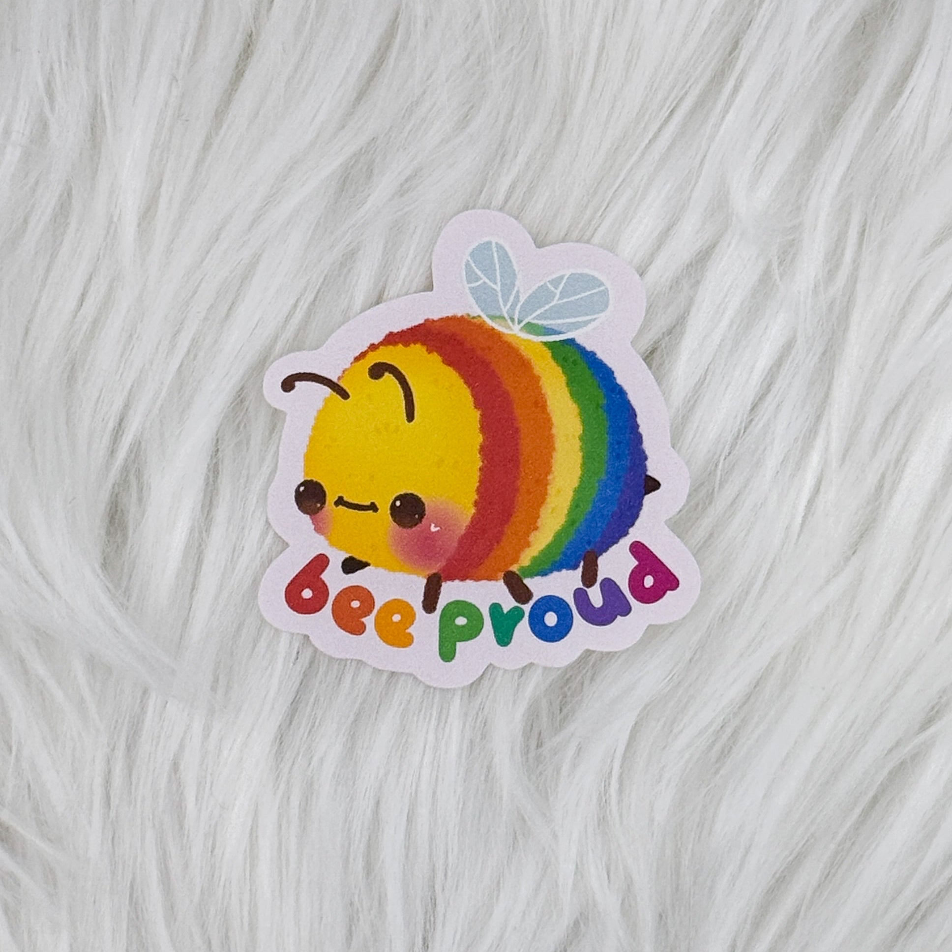 Bee Proud Matte Journaling Sticker