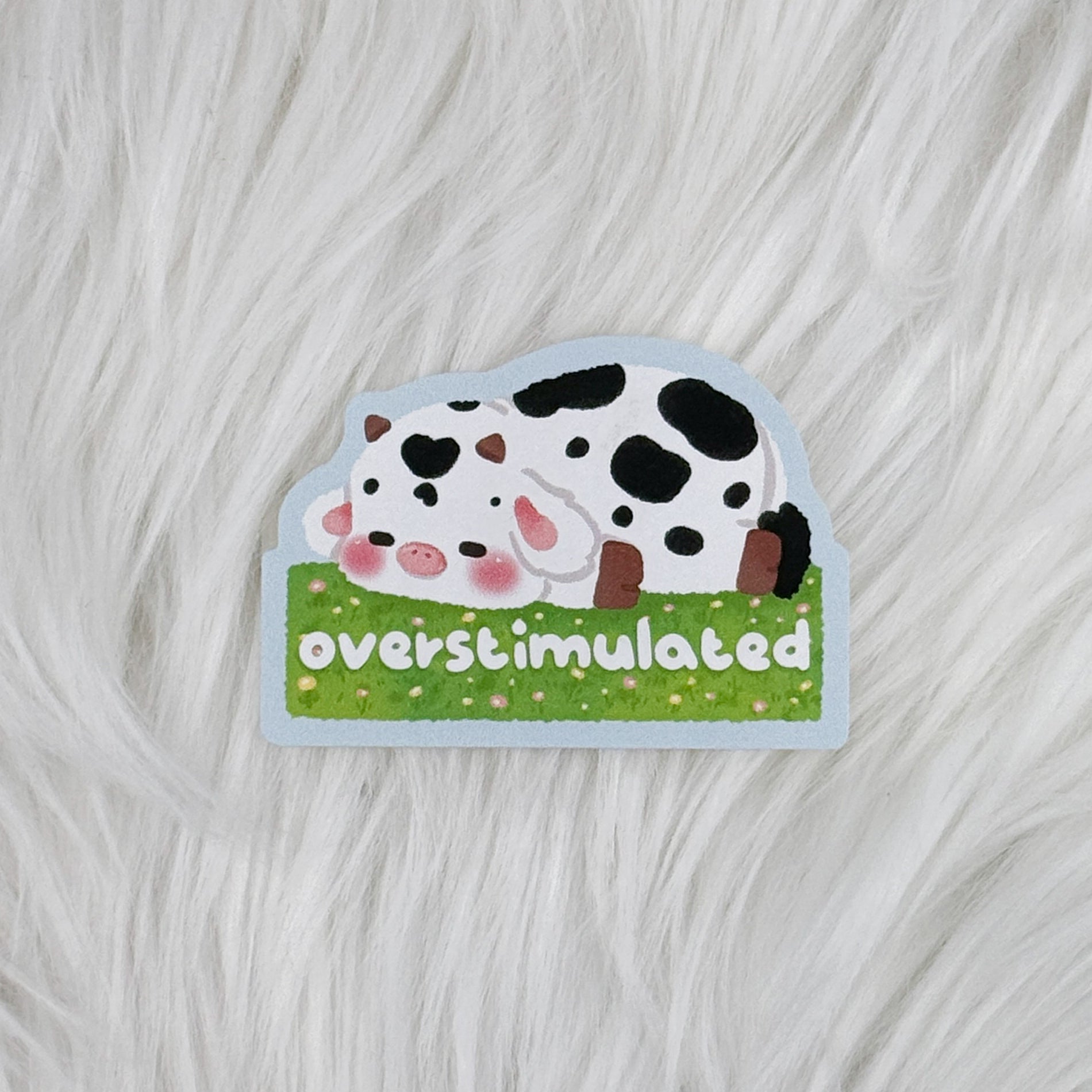Overstimulated Matte Journaling Sticker
