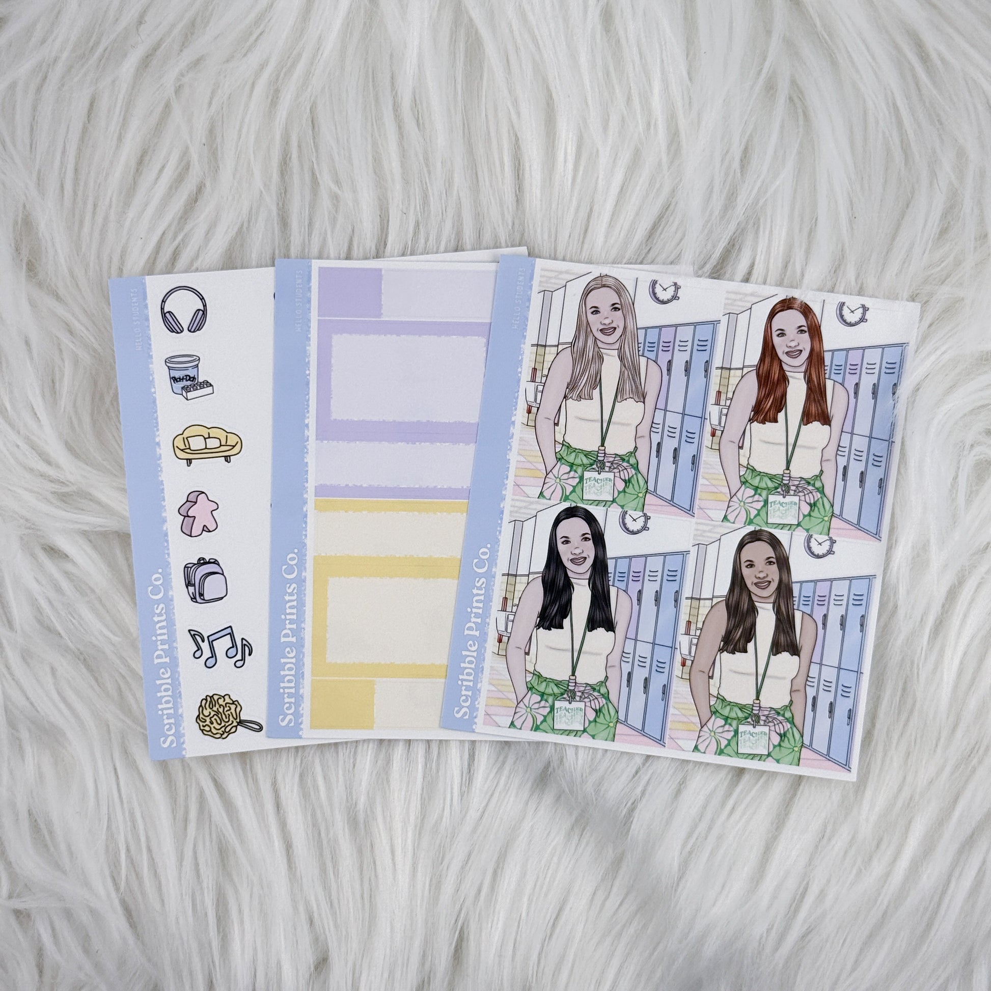 Hello Students Weekly Planner Add-Ons