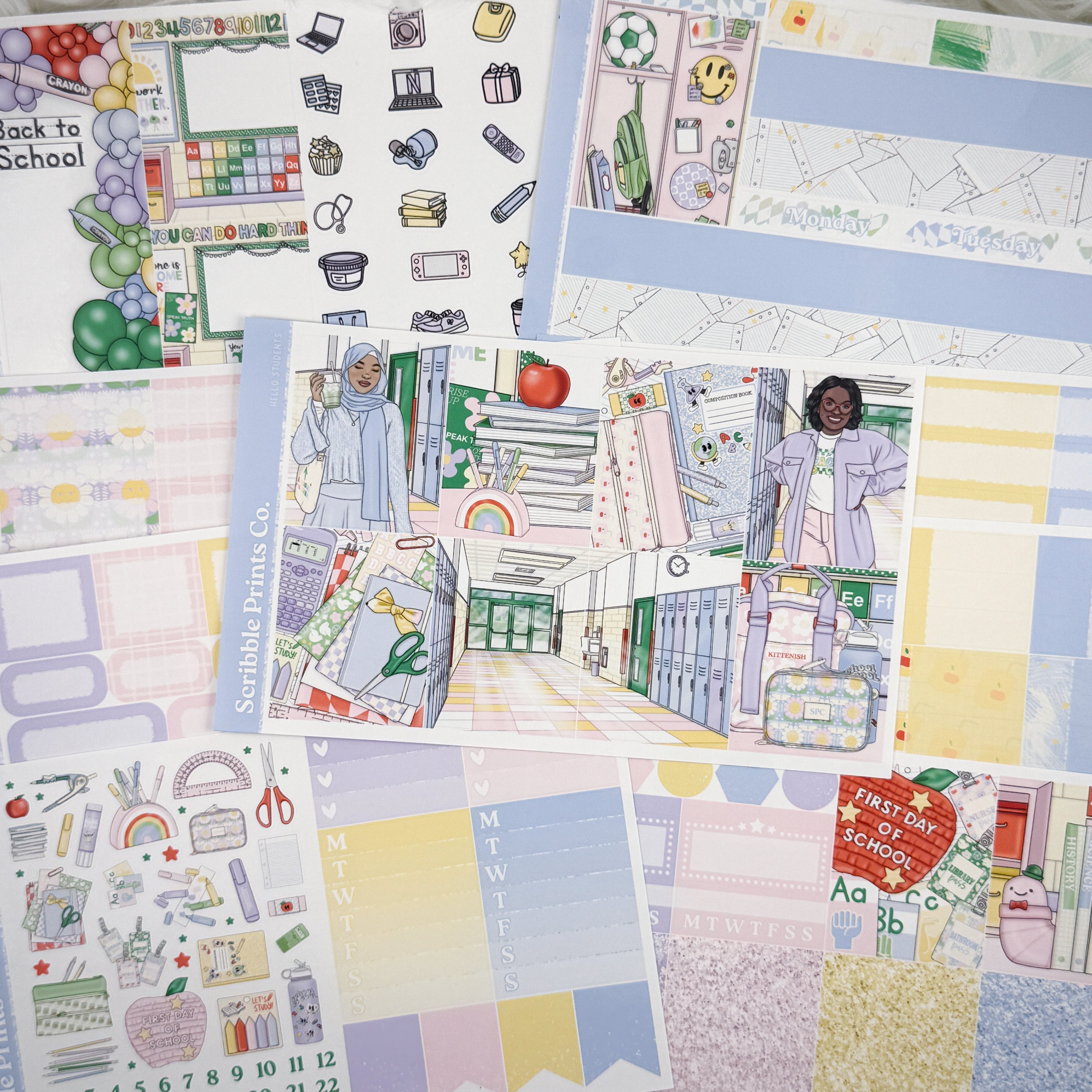 Hello Students Weekly Planner Kit