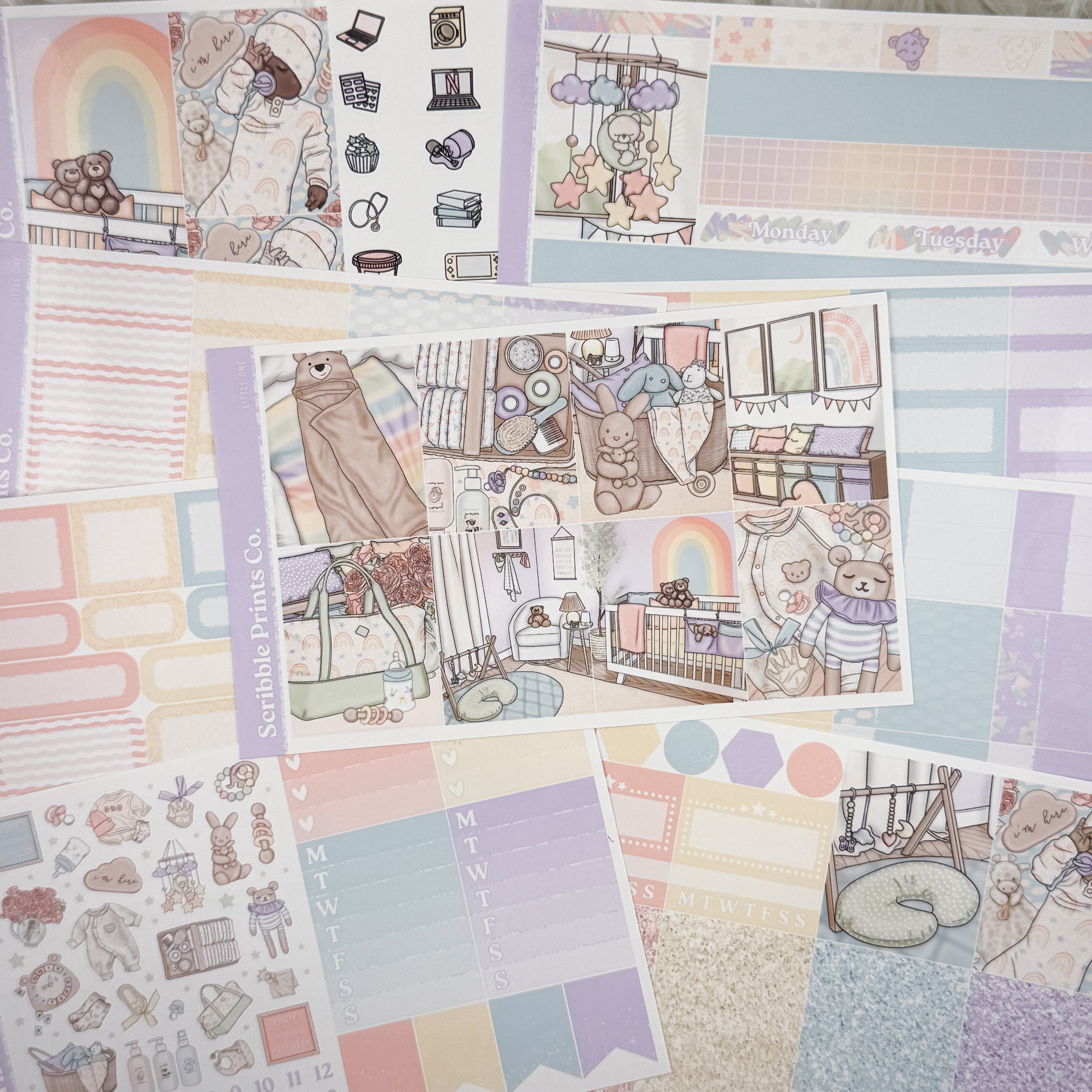 Little One Weekly Planner Kit