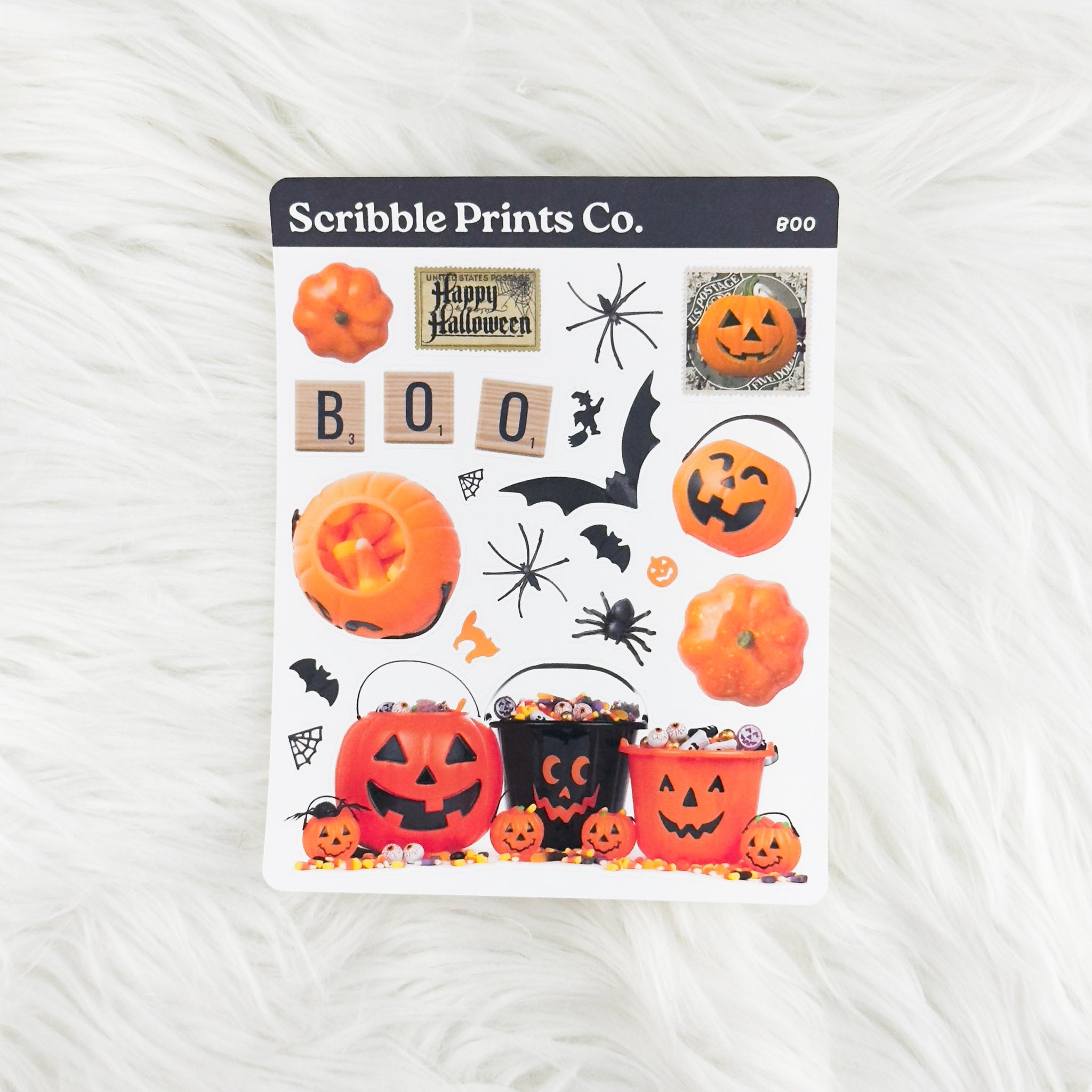 Boo – Deco // Matte Journal Stickers