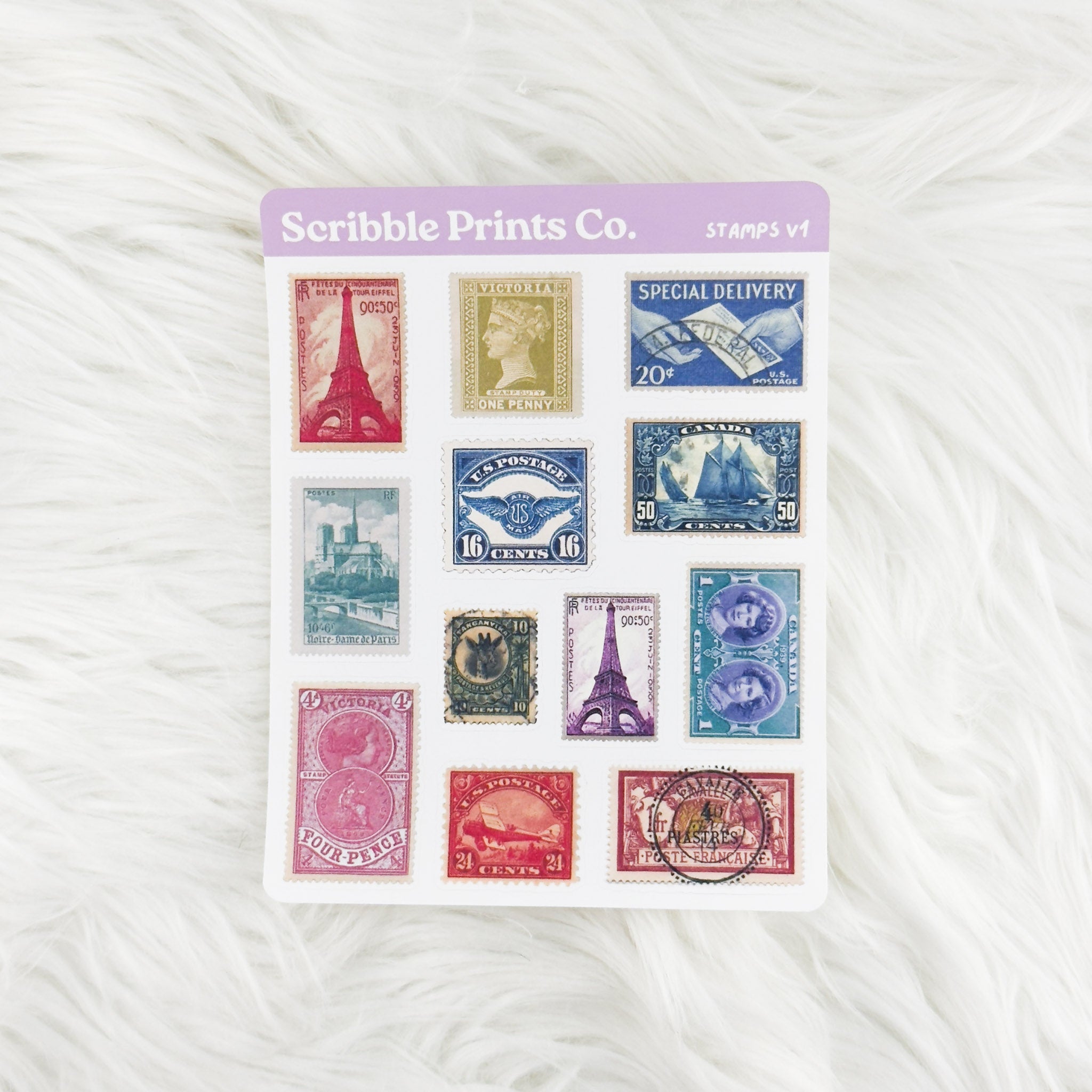 Stamps V1 – Deco // Matte Journal Stickers