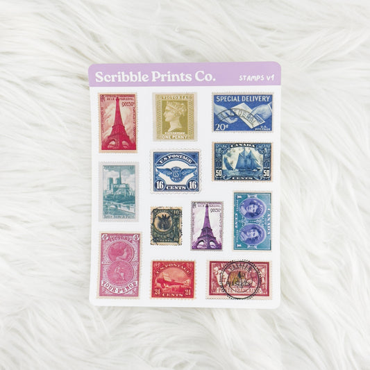 Stamps V1 – Deco // Matte Journal Stickers