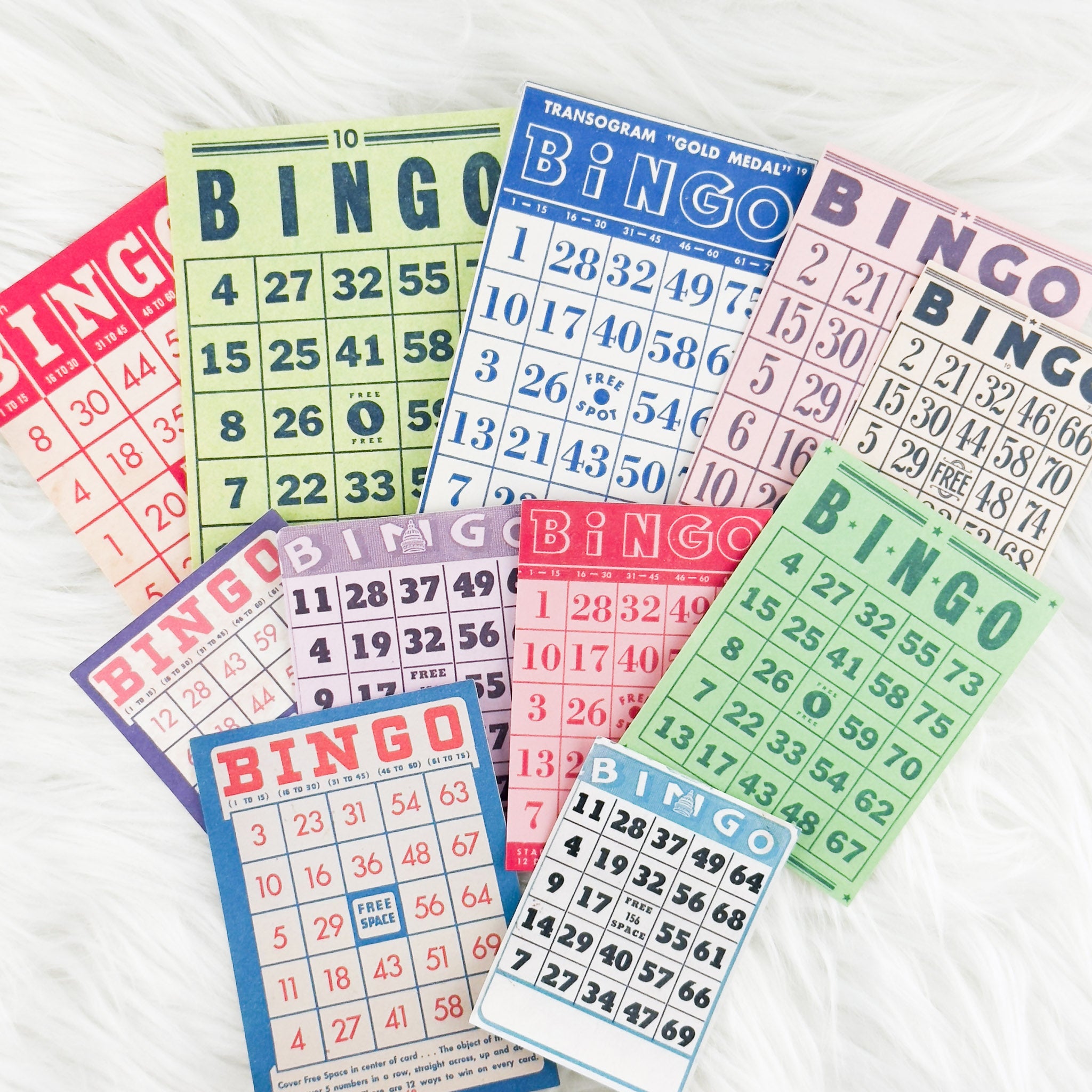 Bingo Card Bundle // Matte Journal Stickers