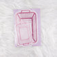 Pink Basket Stickers V2 // Matte Journal Stickers