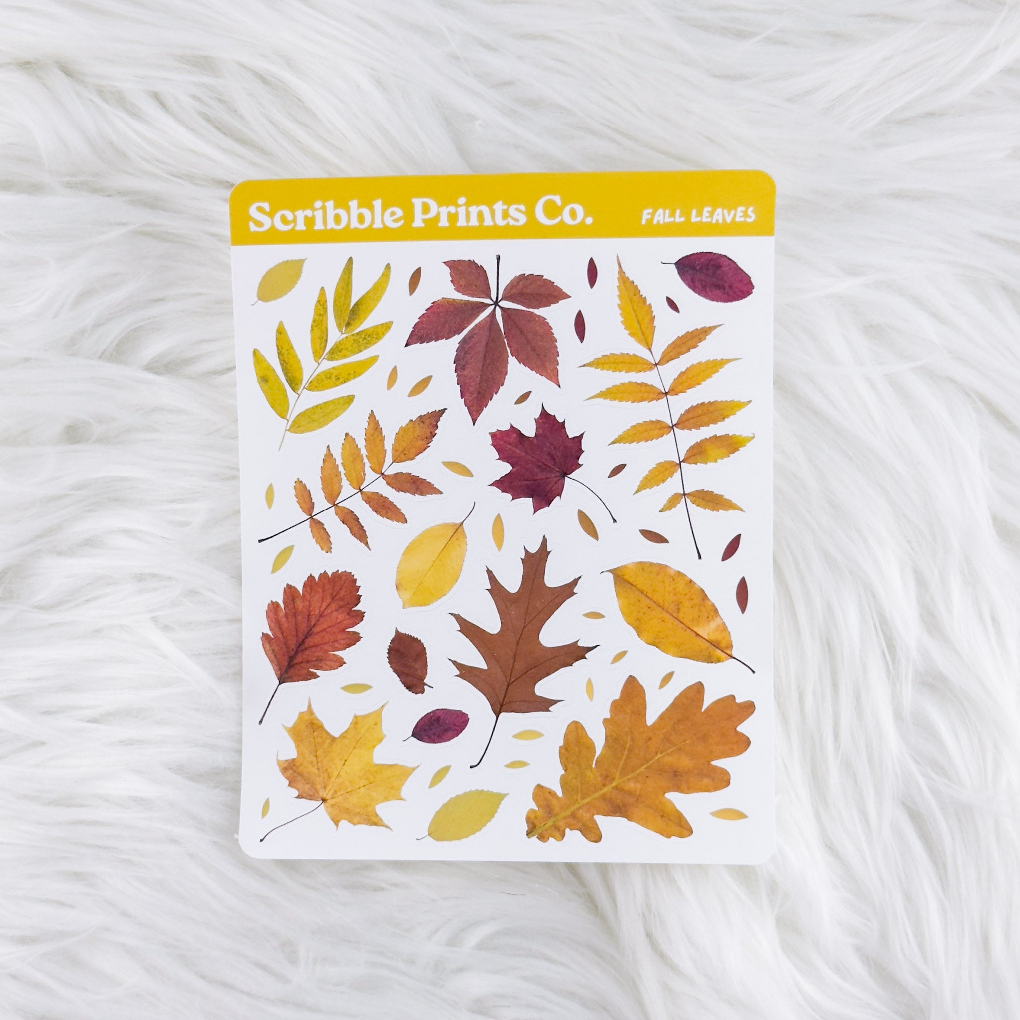 Fall Leaves – Deco // Matte Journal Stickers