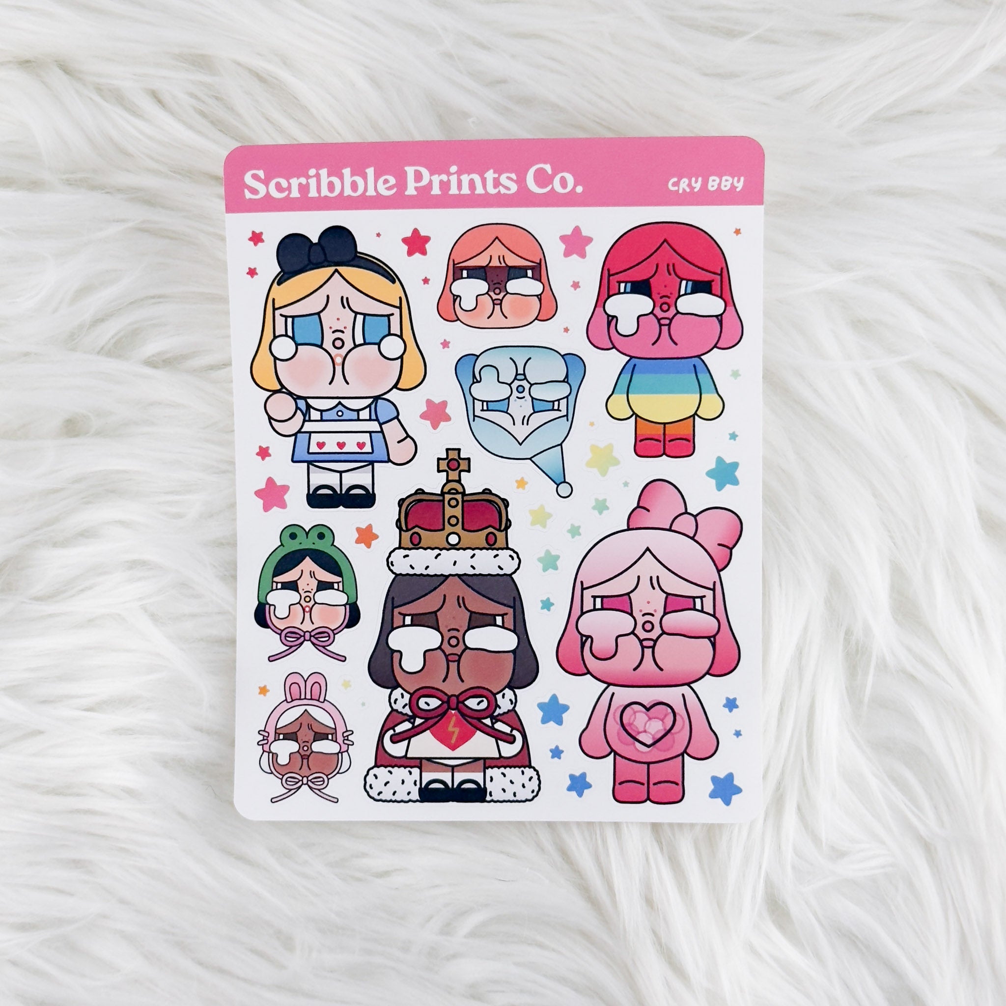 Cry Bby – Deco // Matte Journal Stickers