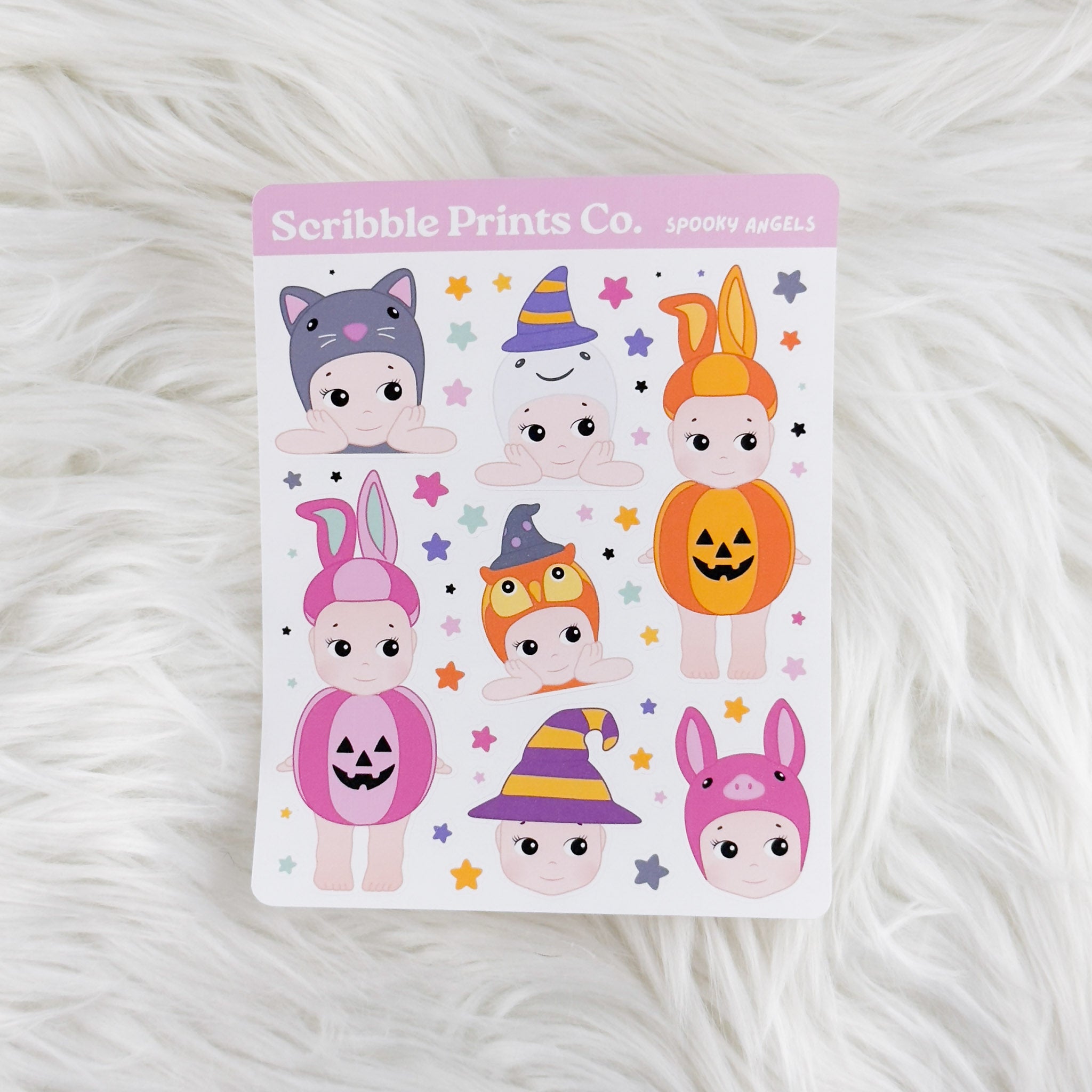 Spooky Angels – Deco // Matte Journal Stickers