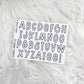 Large Letters V1 // Matte Reading Journal Stickers