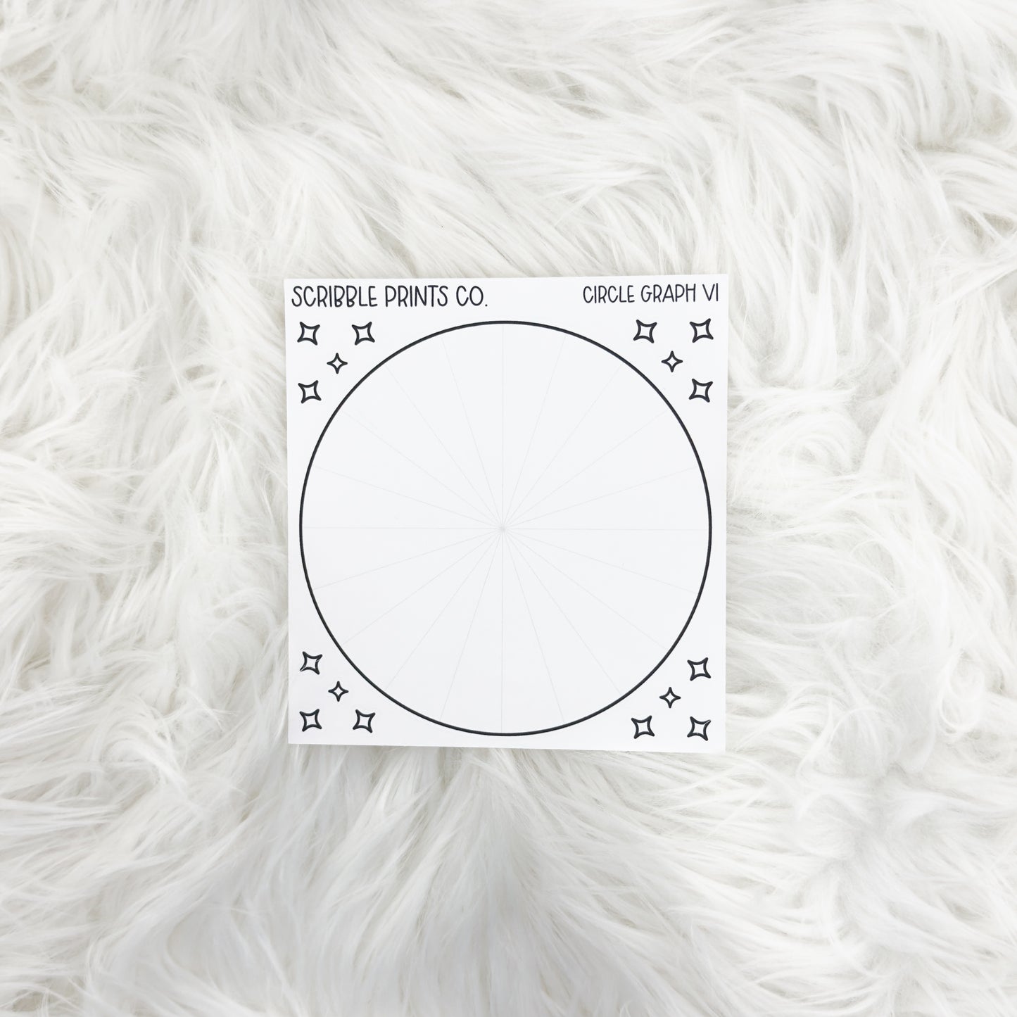 Circle Graph V1 // Matte Reading Journal Stickers