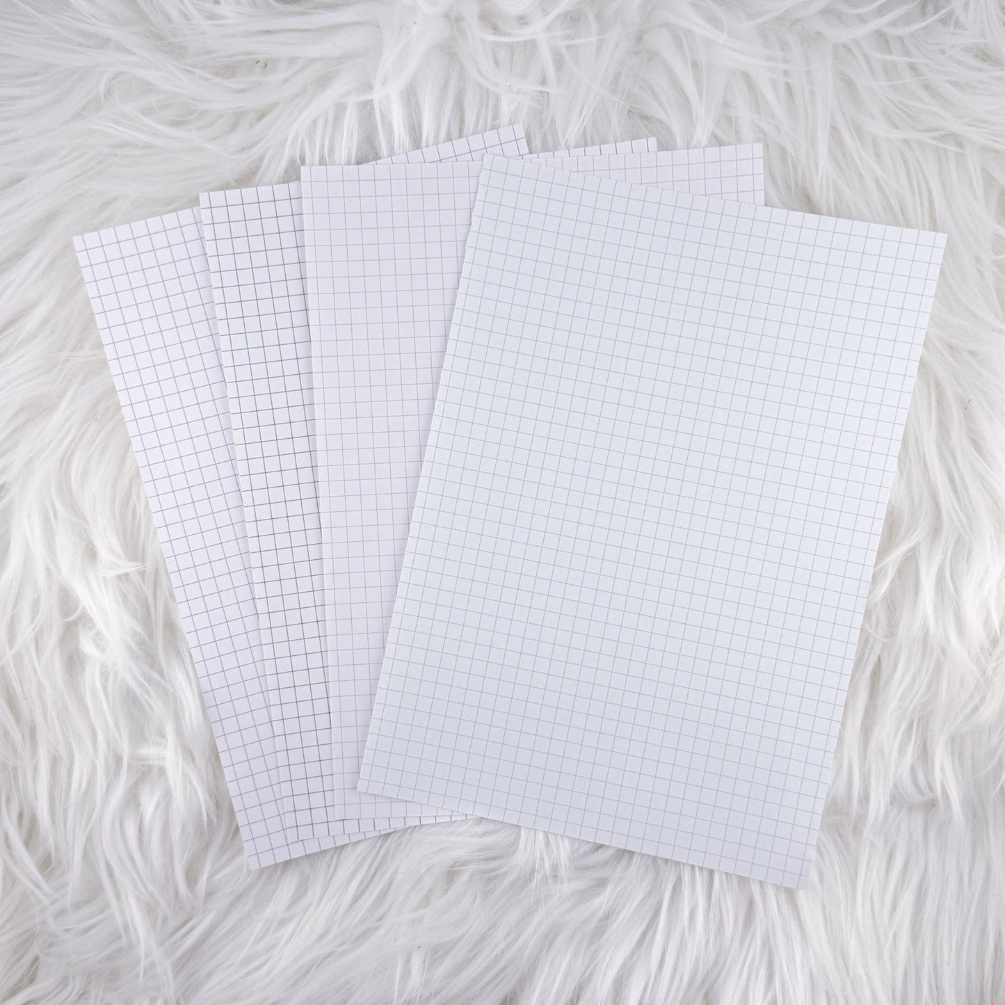 Grid Paper - A5 Matte Sticker Paper (Set of 4)