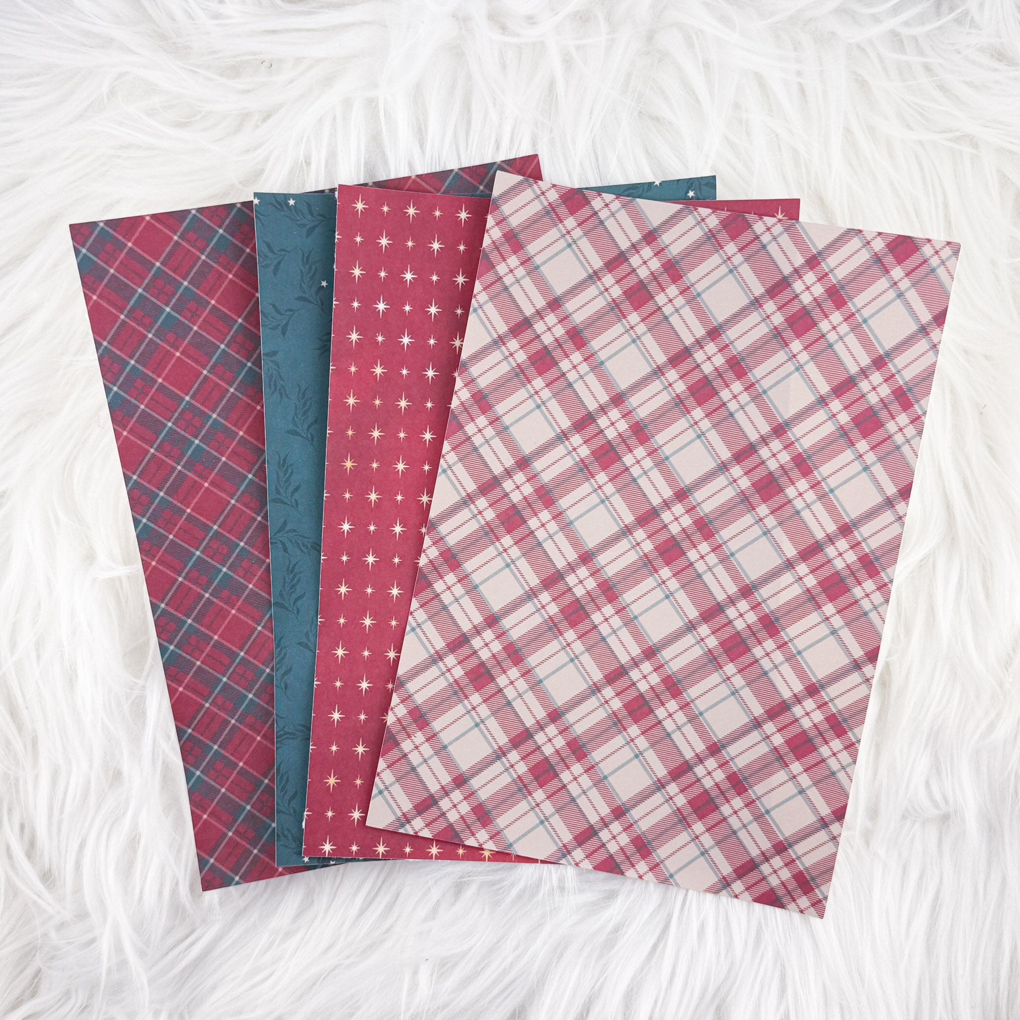 Winter Bookshop - A5 Matte Sticker Paper (Set of 4)