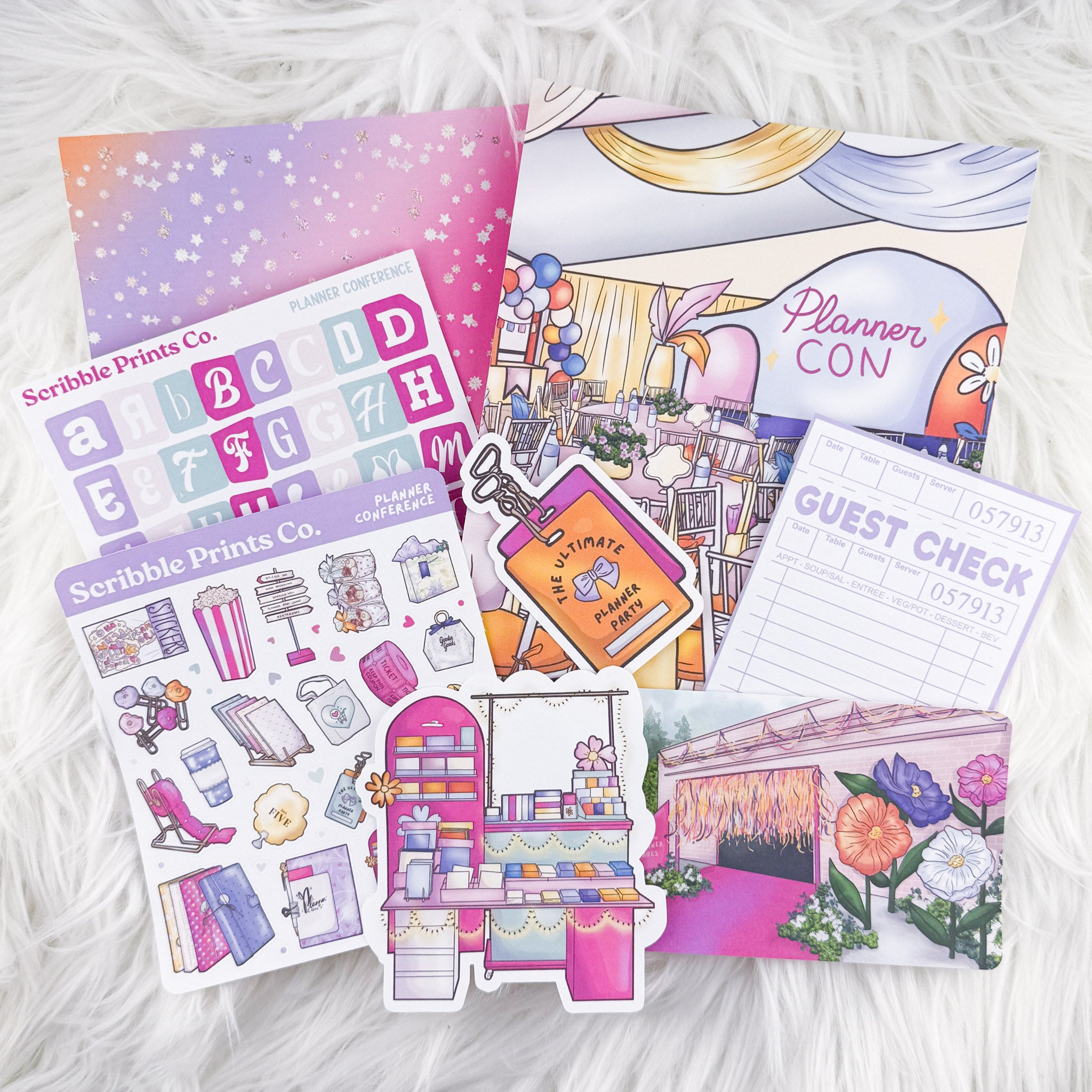 Planner Conference – Junk Journal Collage Kit // Matte Sticker Collection