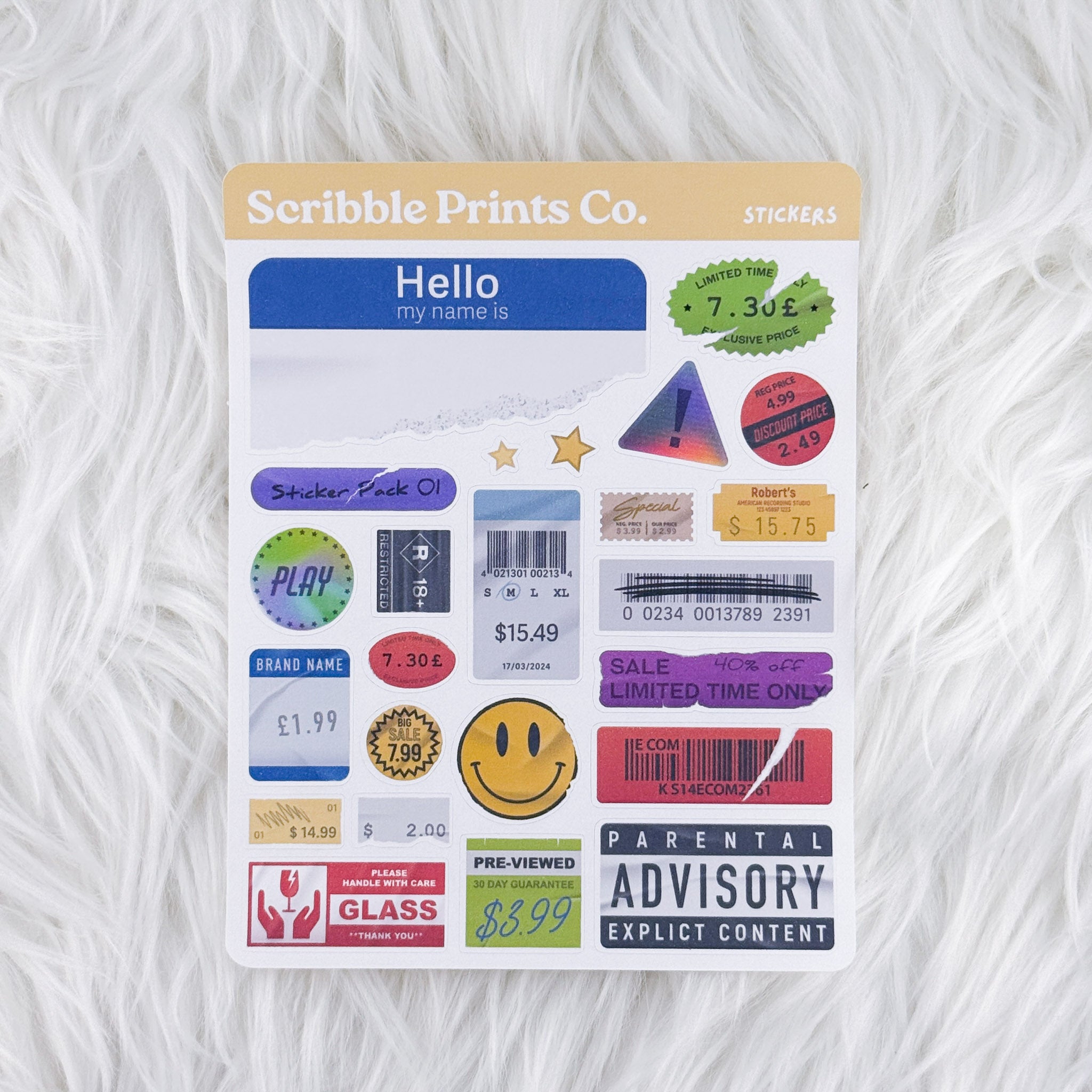 Stickers – Deco // Matte Journal Stickers