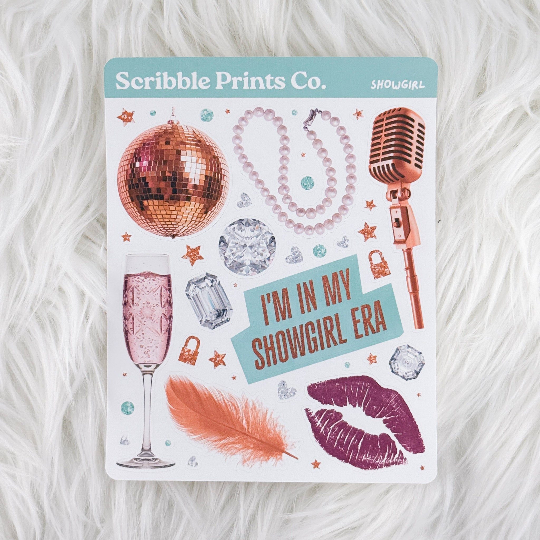 Showgirl – Deco // Matte Journal Stickers