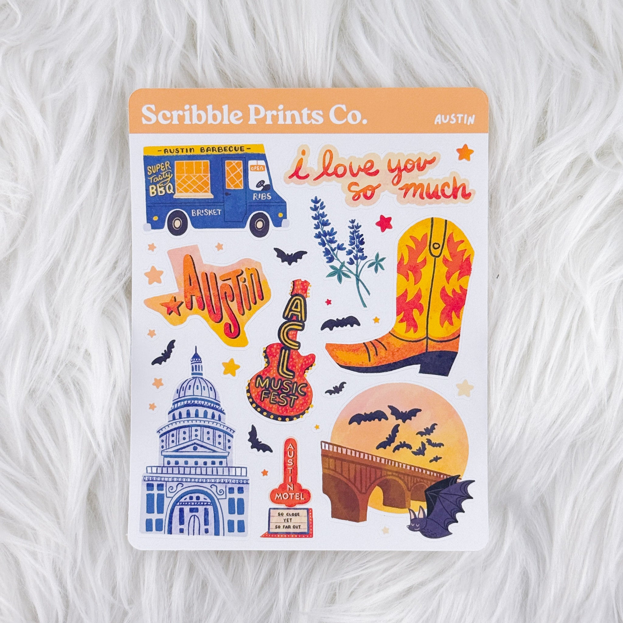 Austin – Deco // Matte Journal Stickers